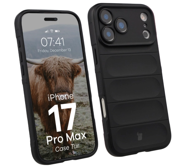 Bizon Tur do Apple iPhone 17 Pro Max Czarny