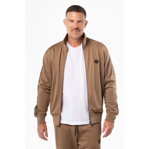 Pit Bull Bluza Rozpinana Tape Logo Coyote Brown