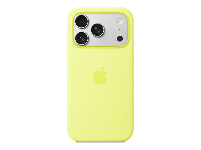 Silikonowe etui z MagSafe APPLE do iPhone 17 Pro Neonowy żółty