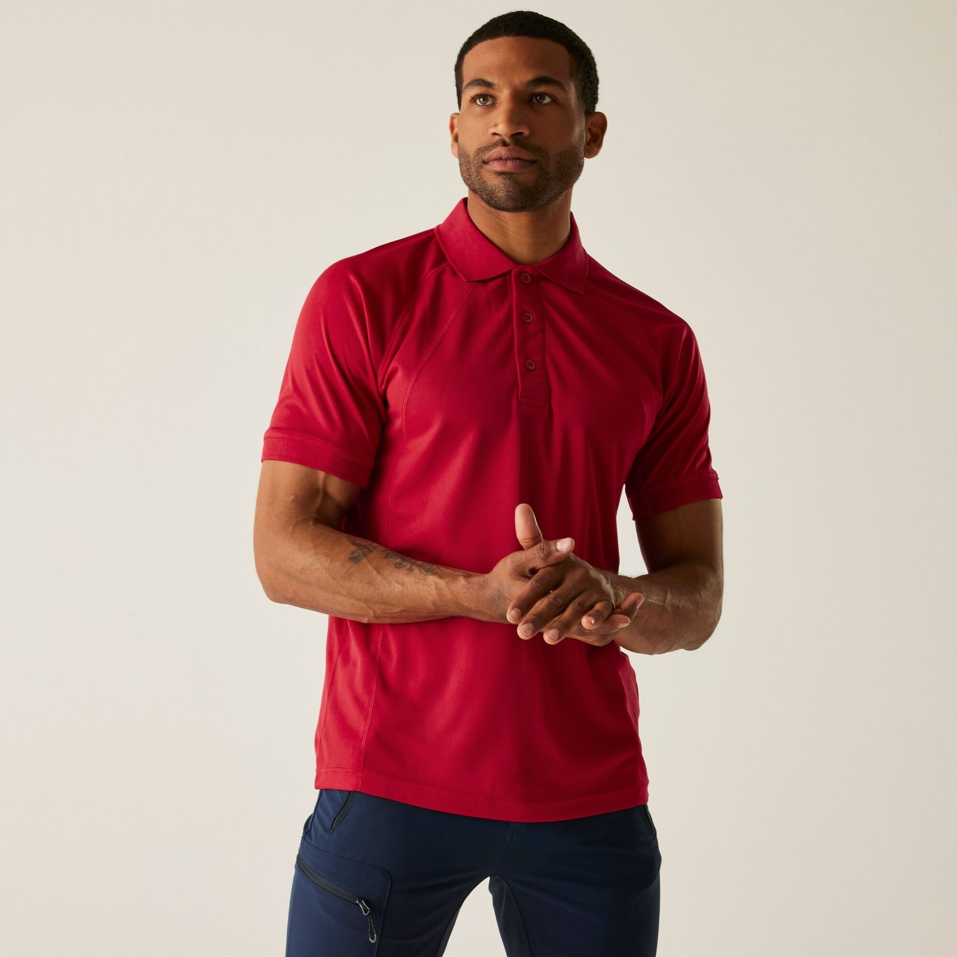 Regatta Professional Męska koszulka polo Coolweave Czerwony, Rozmiar: 2XL