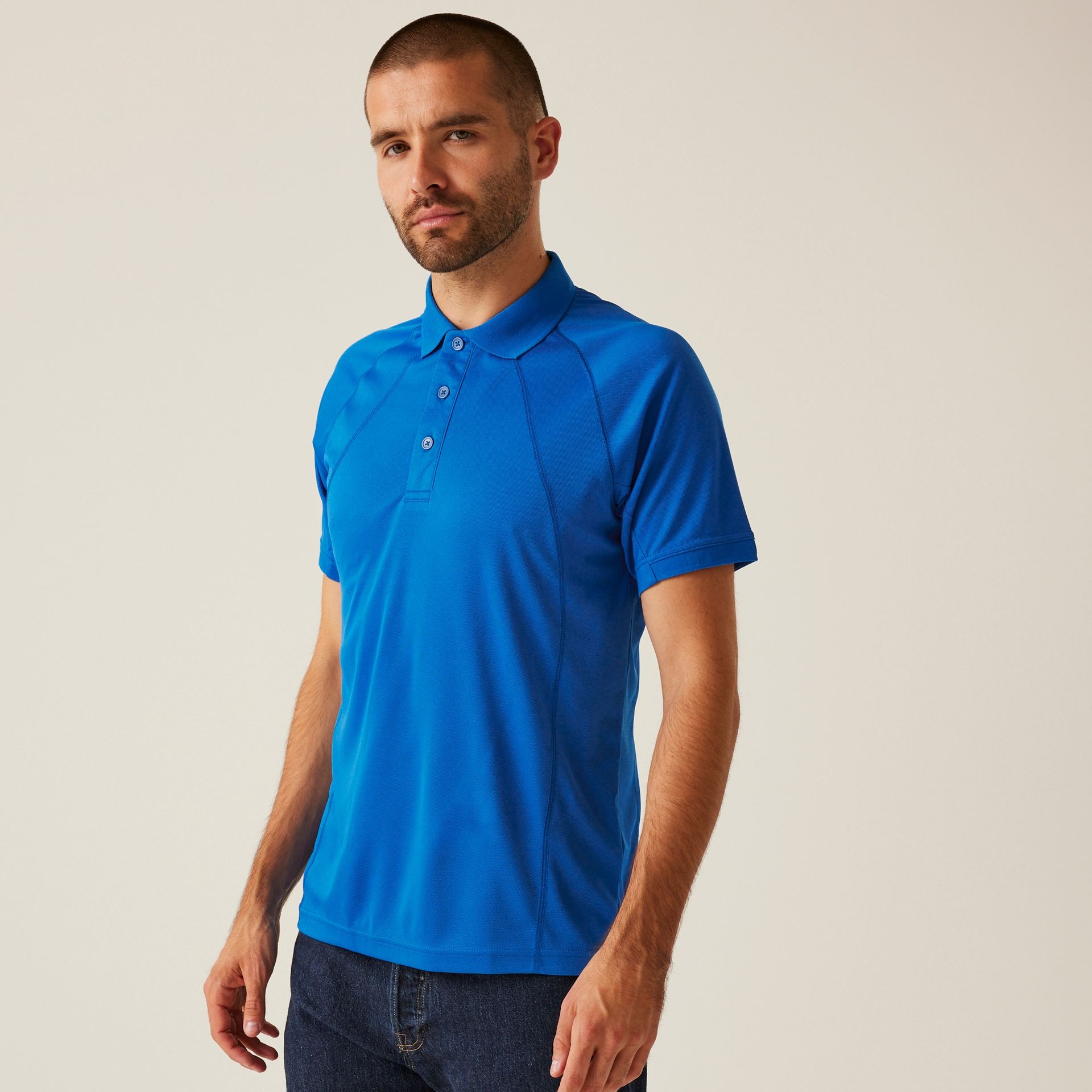 Regatta Professional Męska koszulka polo Coolweave Jasnoniebieski, Rozmiar: 3XL