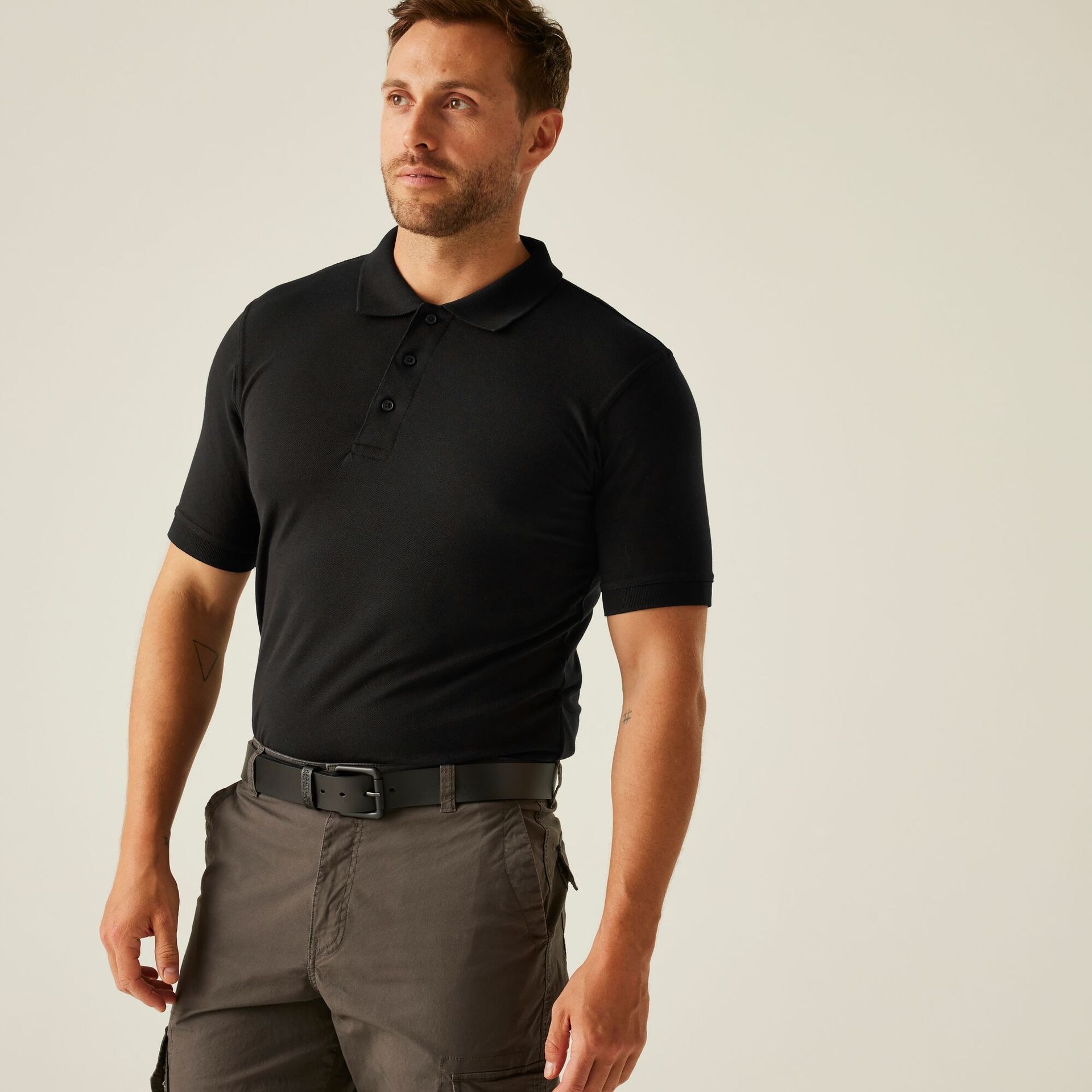 Regatta Professional Męska koszulka polo Classic Czarny, Cotton, Rozmiar: 4XL