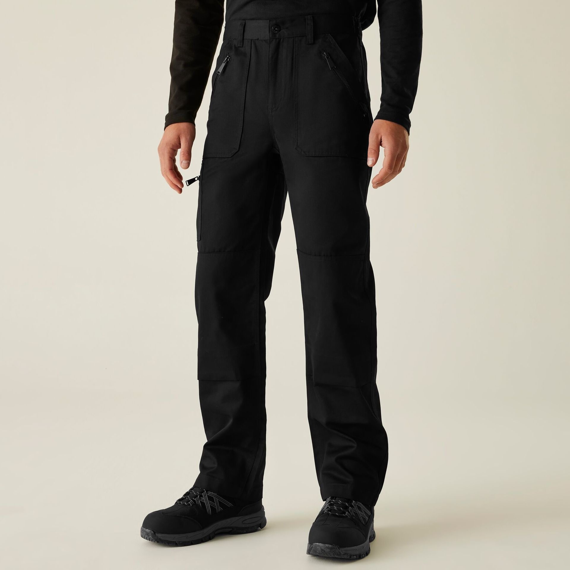 Regatta Professional Męskie spodnie Pro Czarny, Cotton, Rozmiar: EU62 Krótkie
