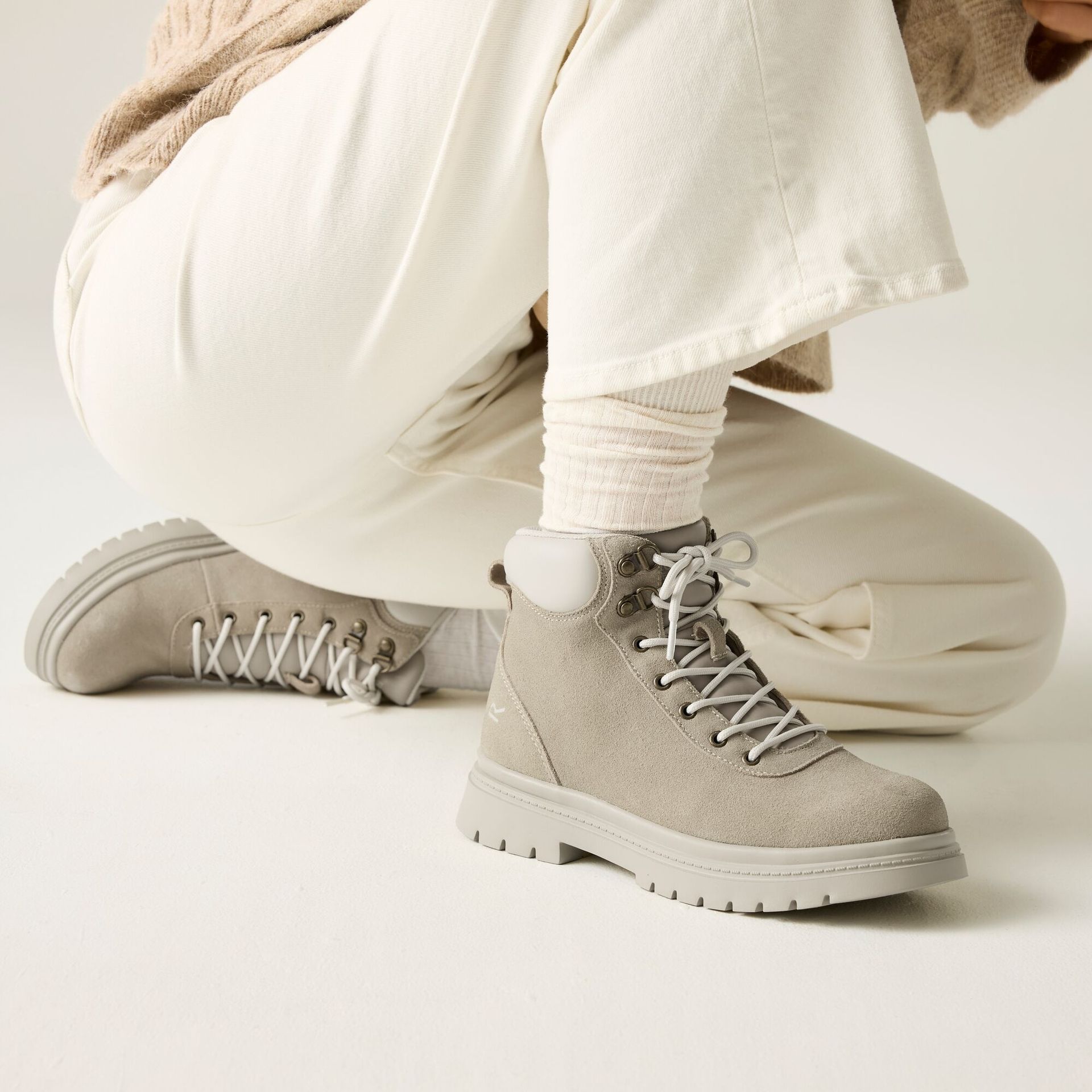 Regatta Trapery damskie Whinton Beżowy, Leather, Rozmiar: 42