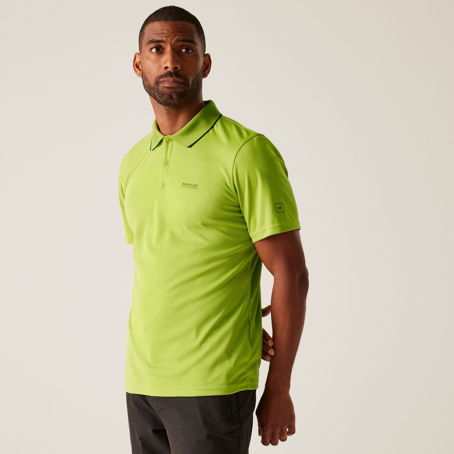 Regatta Męska koszulka polo Maverik V Zielony, Rozmiar: M