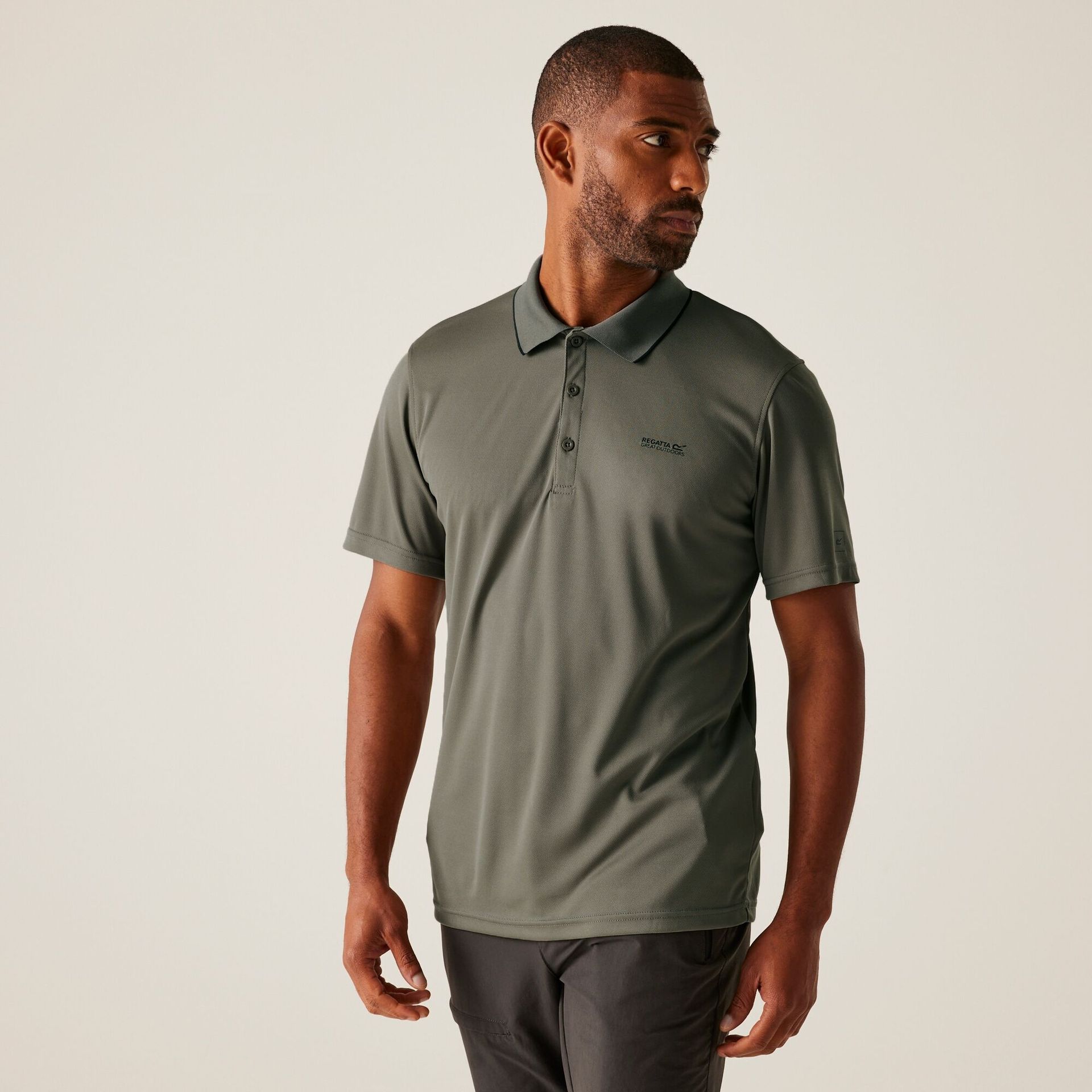 Regatta Męska koszulka polo Maverik V Brązowy, Rozmiar: M