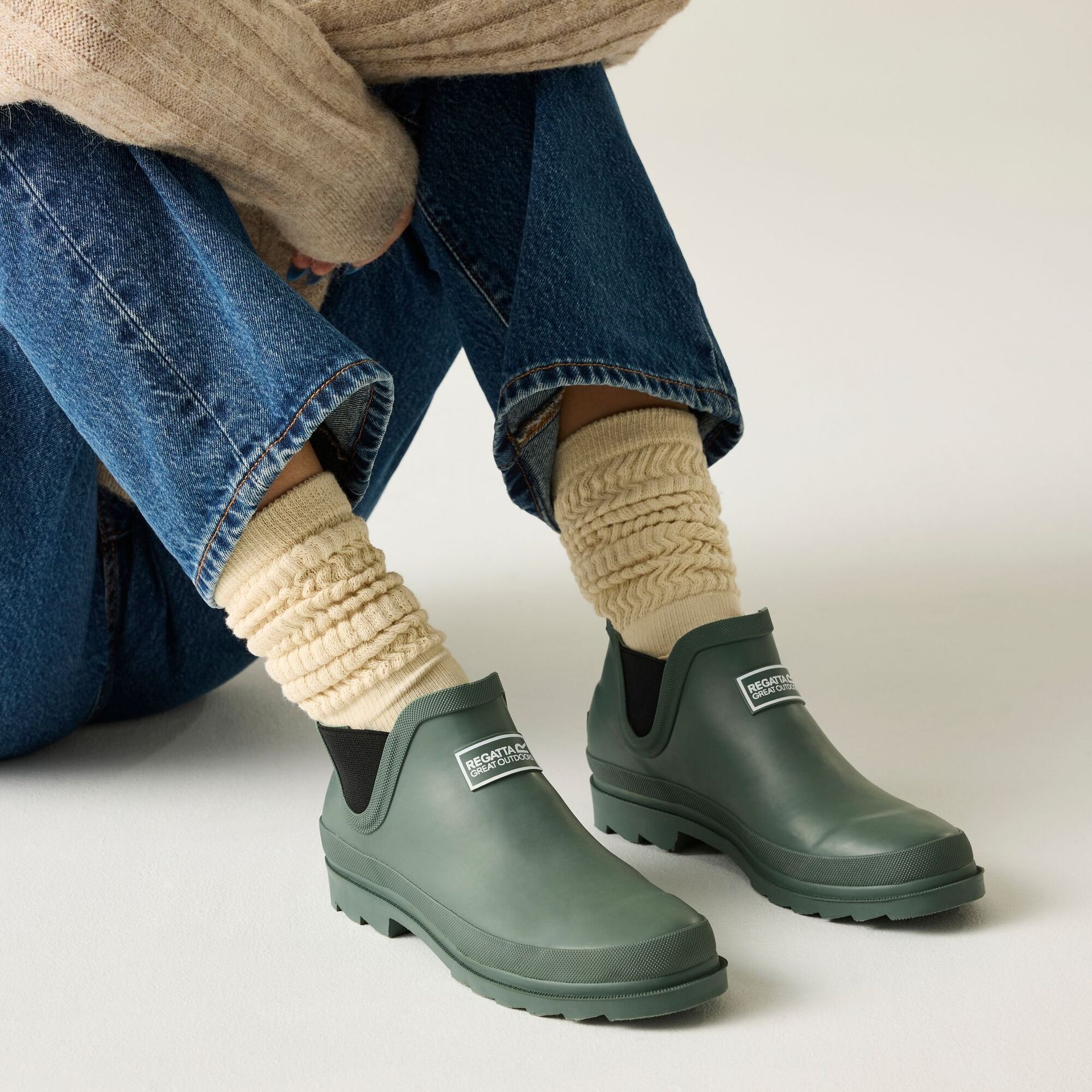 Regatta Kalosze damskie Lady Harper Zielony, Rozmiar: 37