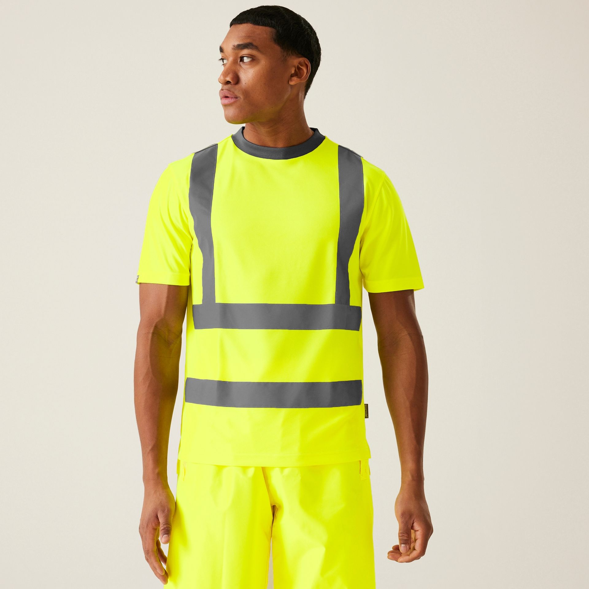Regatta Professional Men's Hi-Vis Pro Contract T-Shirt Yellow, Rozmiar: 4XL