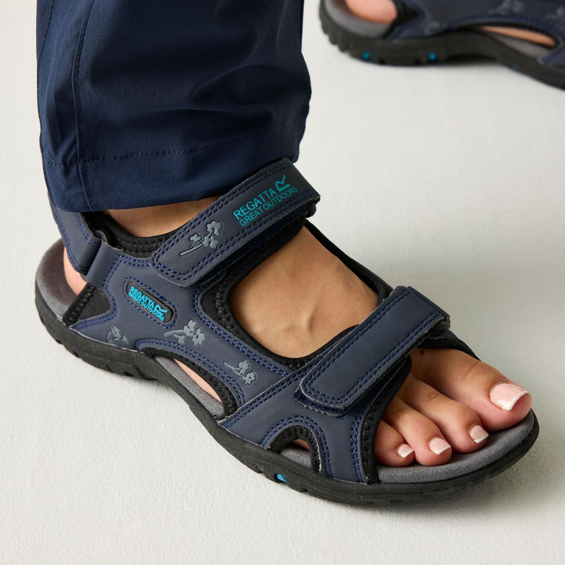 Regatta Sandały damskie na rzepy Lady Haris Granatowy, Rozmiar: 38