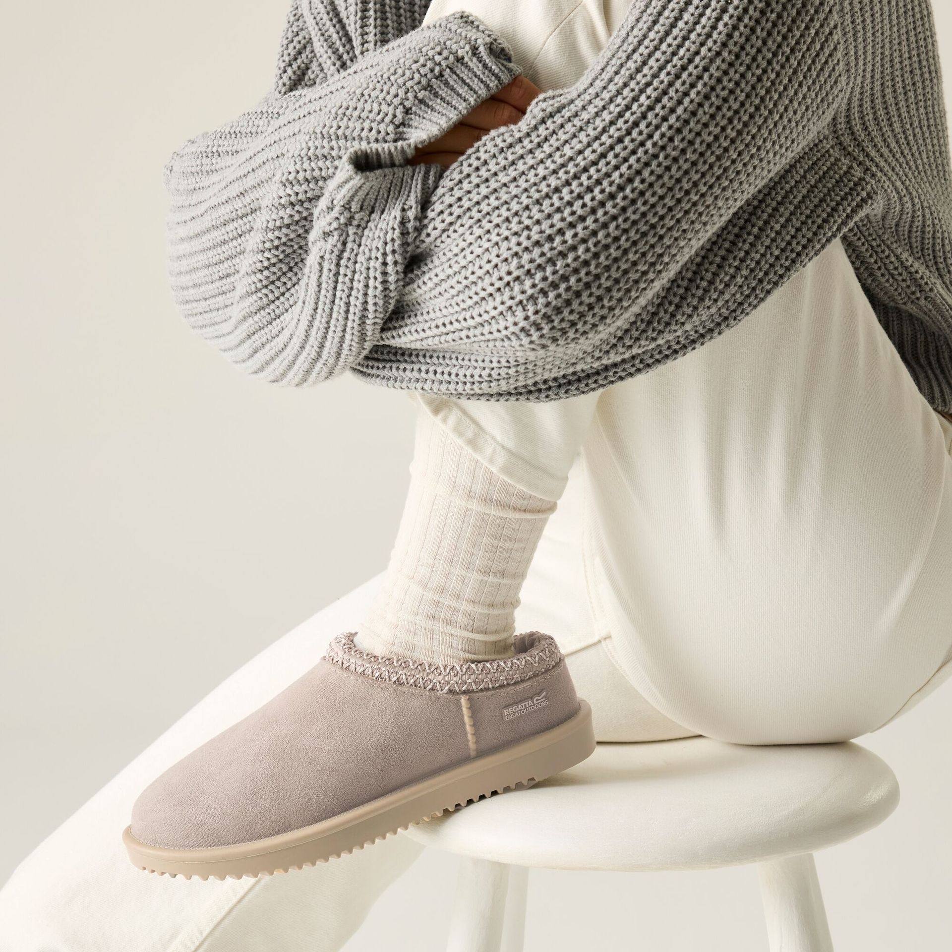 Regatta Kapcie damskie Risley Mules Beżowy, Rozmiar: 41