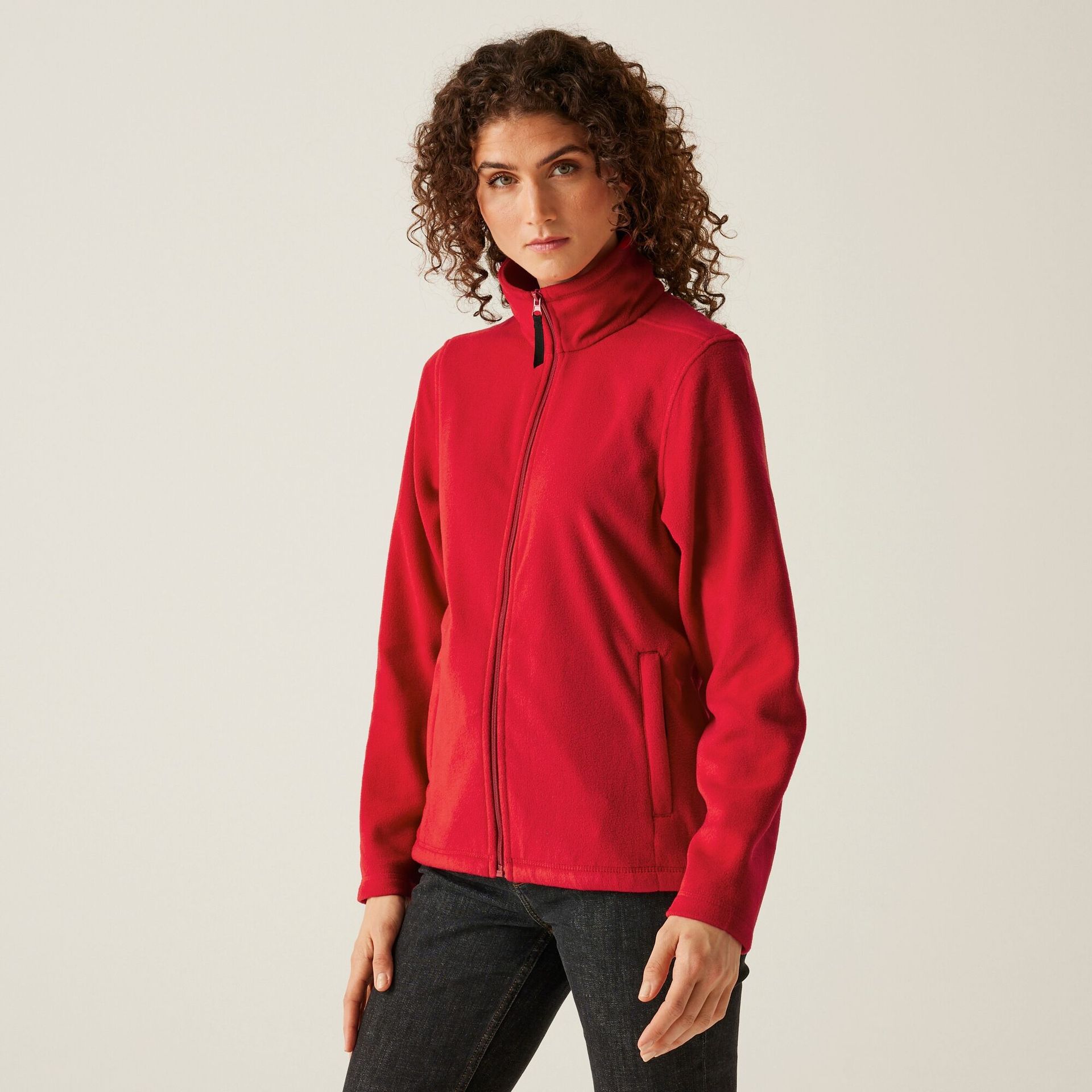 Regatta Professional Damski polar z suwakiem Micro Czerwony, Rozmiar: 46