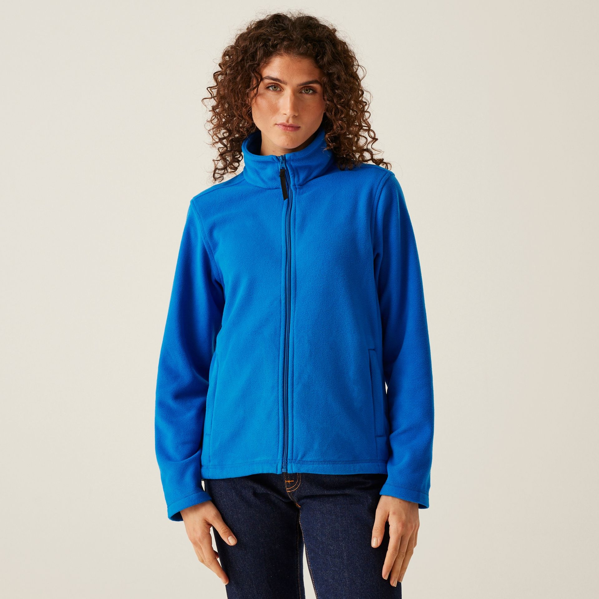 Regatta Professional Damski polar z suwakiem Micro Jasnoniebieski, Rozmiar: 46