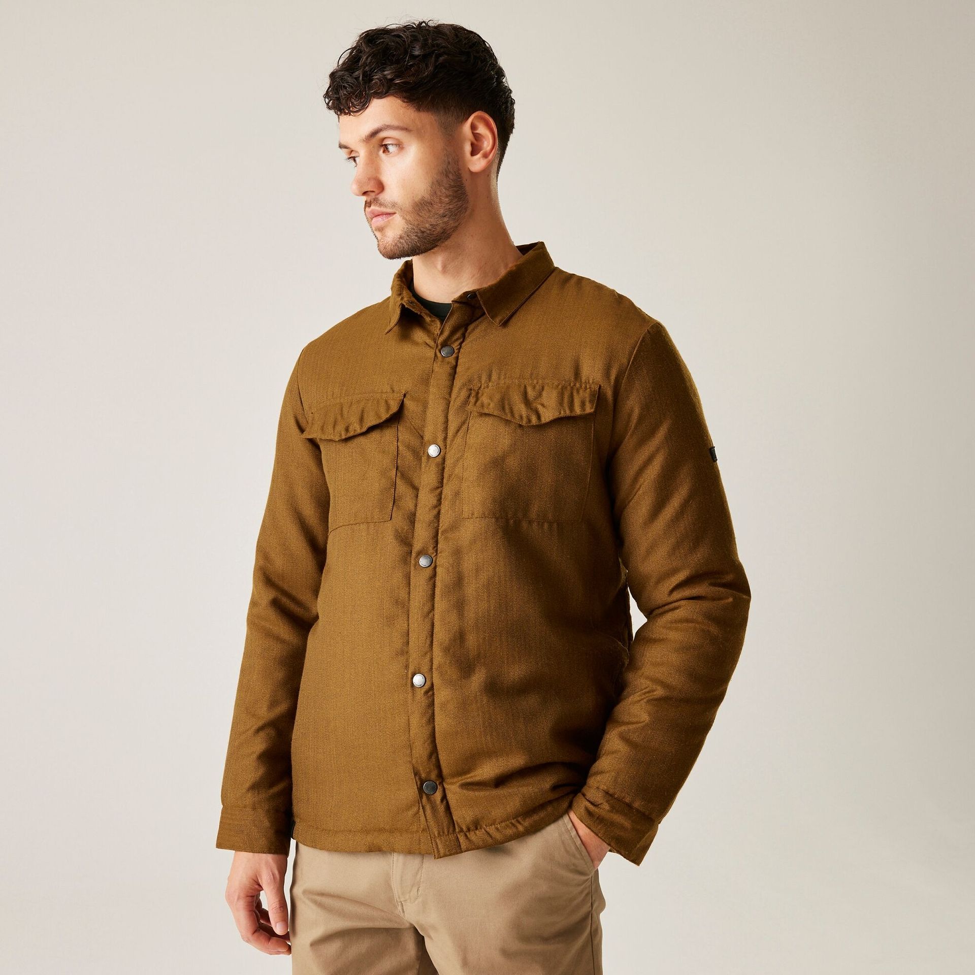 Regatta Męska koszula ocieplana Gawayne Miodowy, Cotton, Rozmiar: 3XL