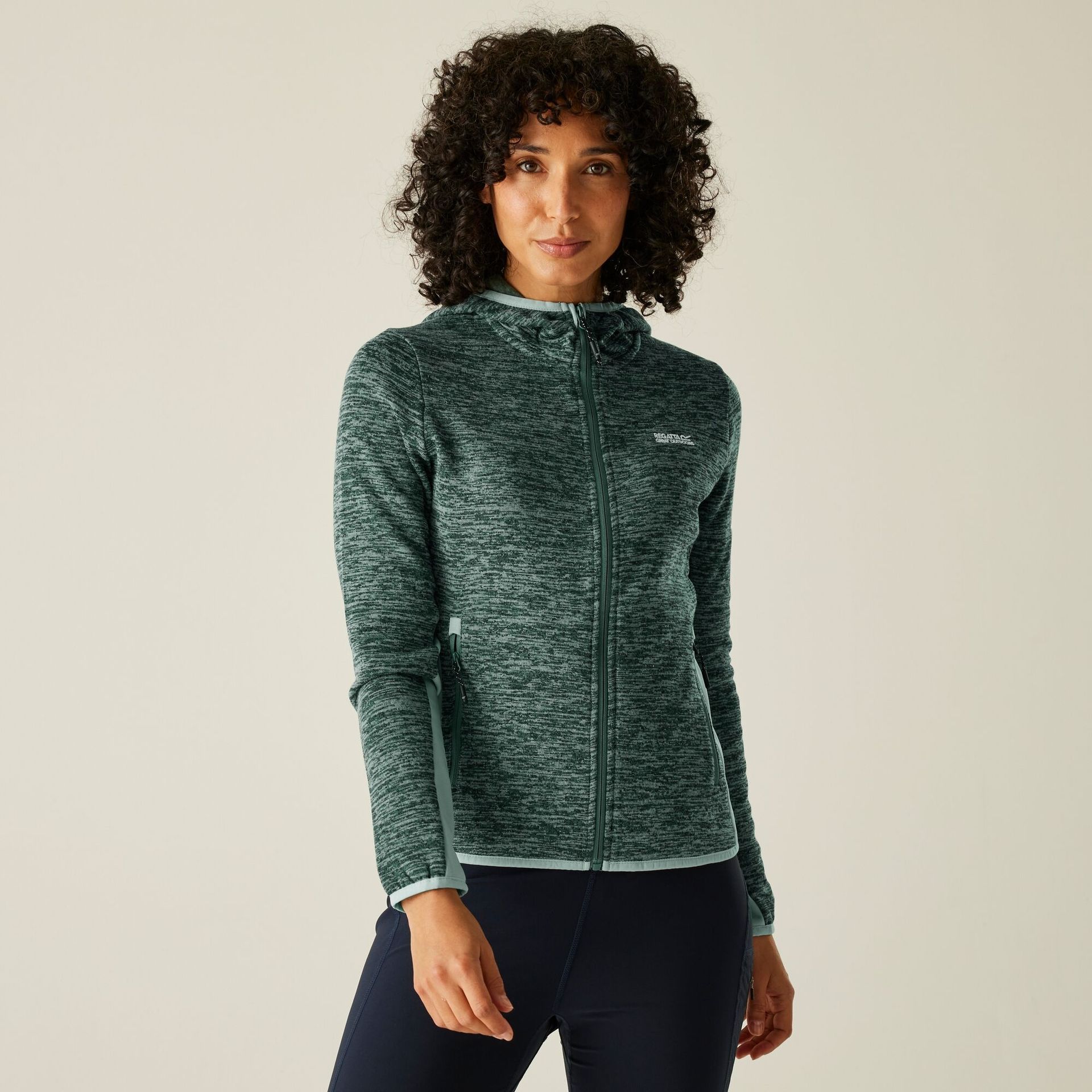 Regatta Polar damski rozsuwany Kemilia Zielony, Cotton, Rozmiar: 46