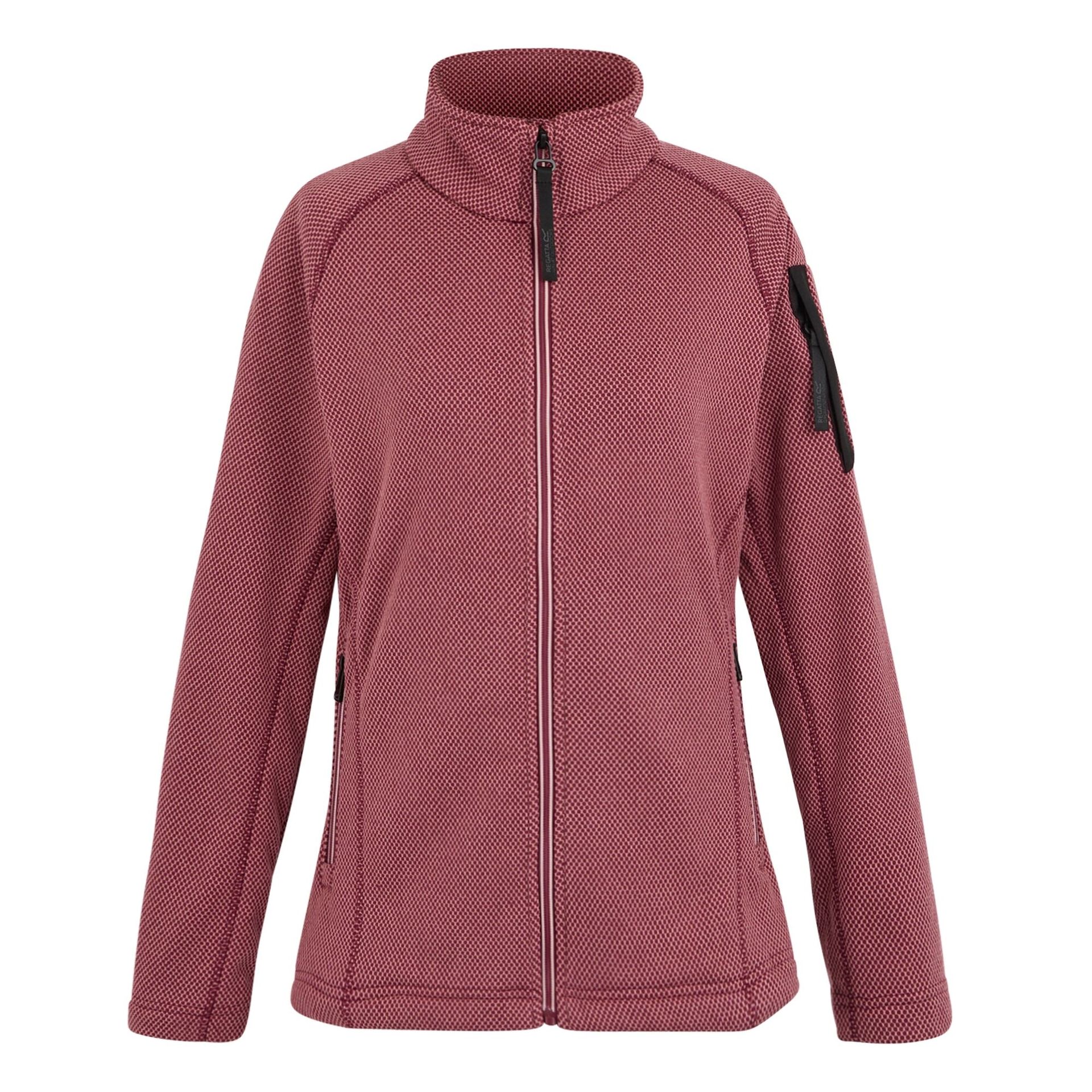 Regatta Polar damski rozsuwany Liliena Burgundowy, Rozmiar: 46