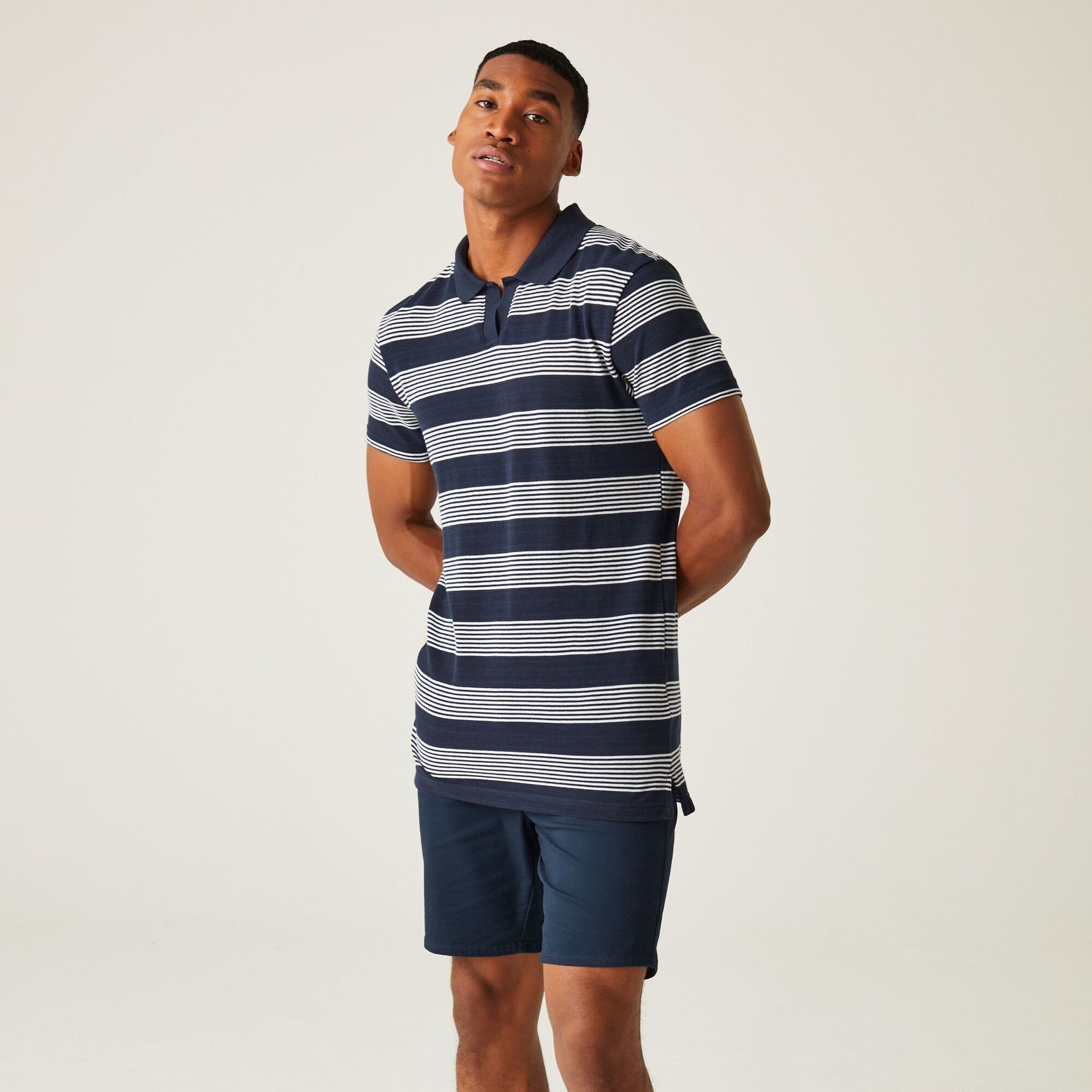 Regatta Męska koszulka polo Tempete Granatowy, Cotton, Rozmiar: 2XL