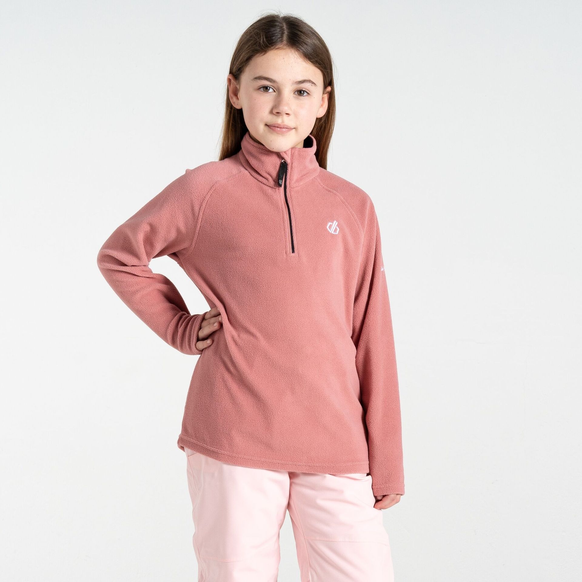 Dare 2b Polar dziecięcy z suwakiem 1/2 Freehand Różowy, Rozmiar: 164 cm