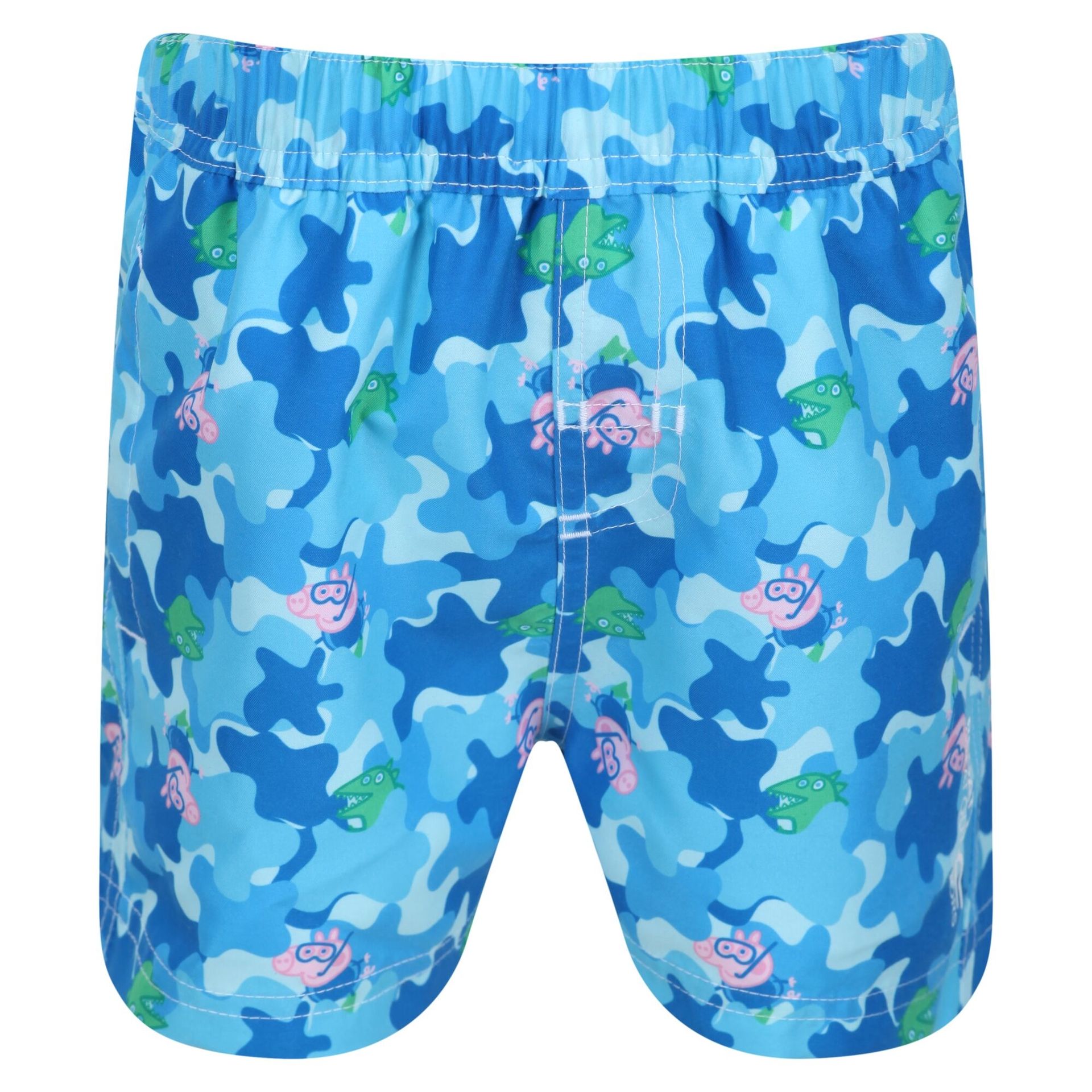 Regatta Dziecięce szorty kąpielowe Peppa Splash Błękitno-niebieski, Rozmiar: 80 cm