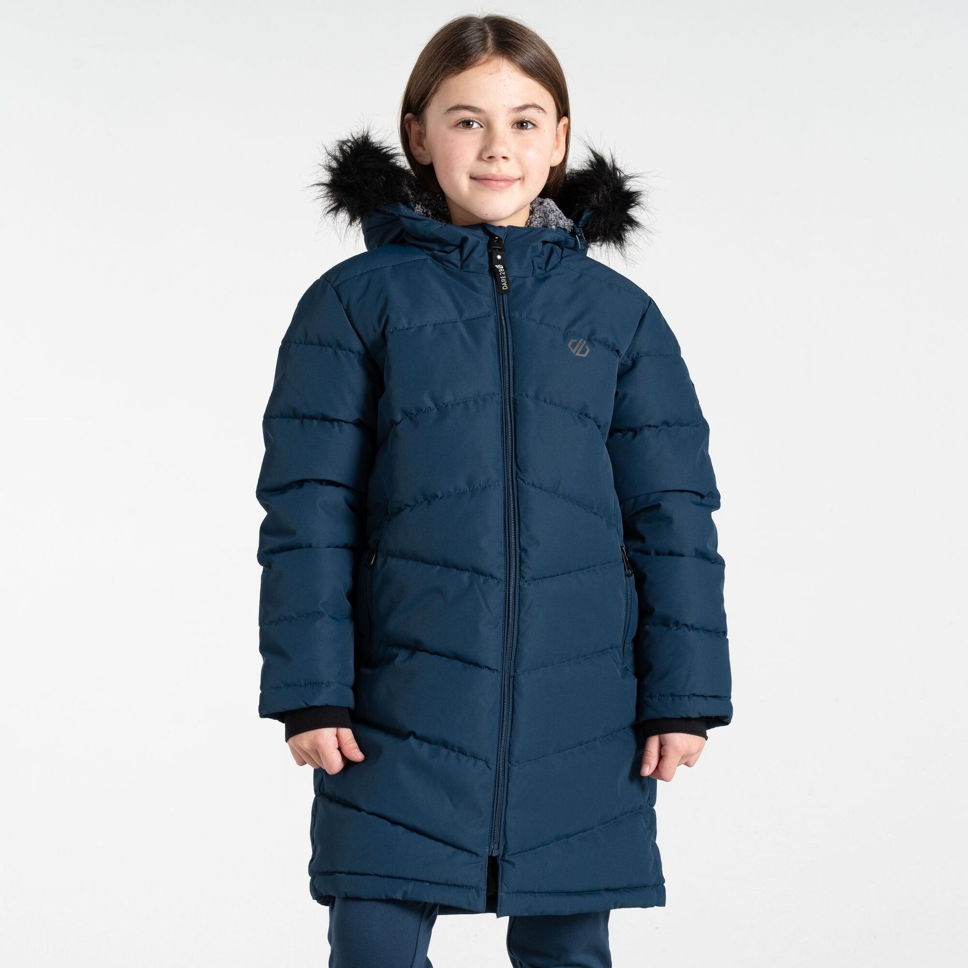 Dare 2b Dziewczęca kurtka zimowa Striking III Niebieski, Rozmiar: 158 cm