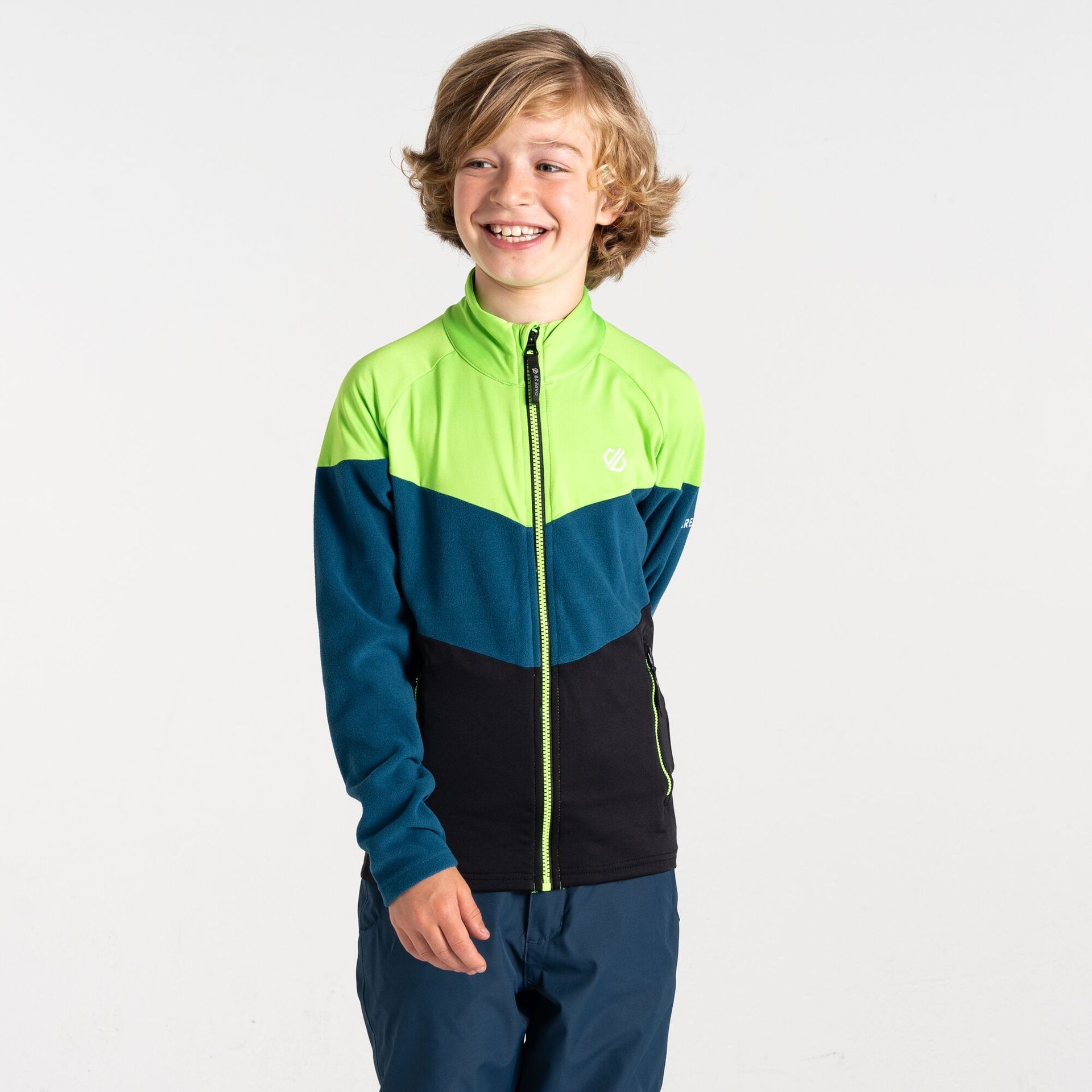 Dare 2b Dziecięca bluza Emergent III Core Stretch Zielony, Rozmiar: 164 cm