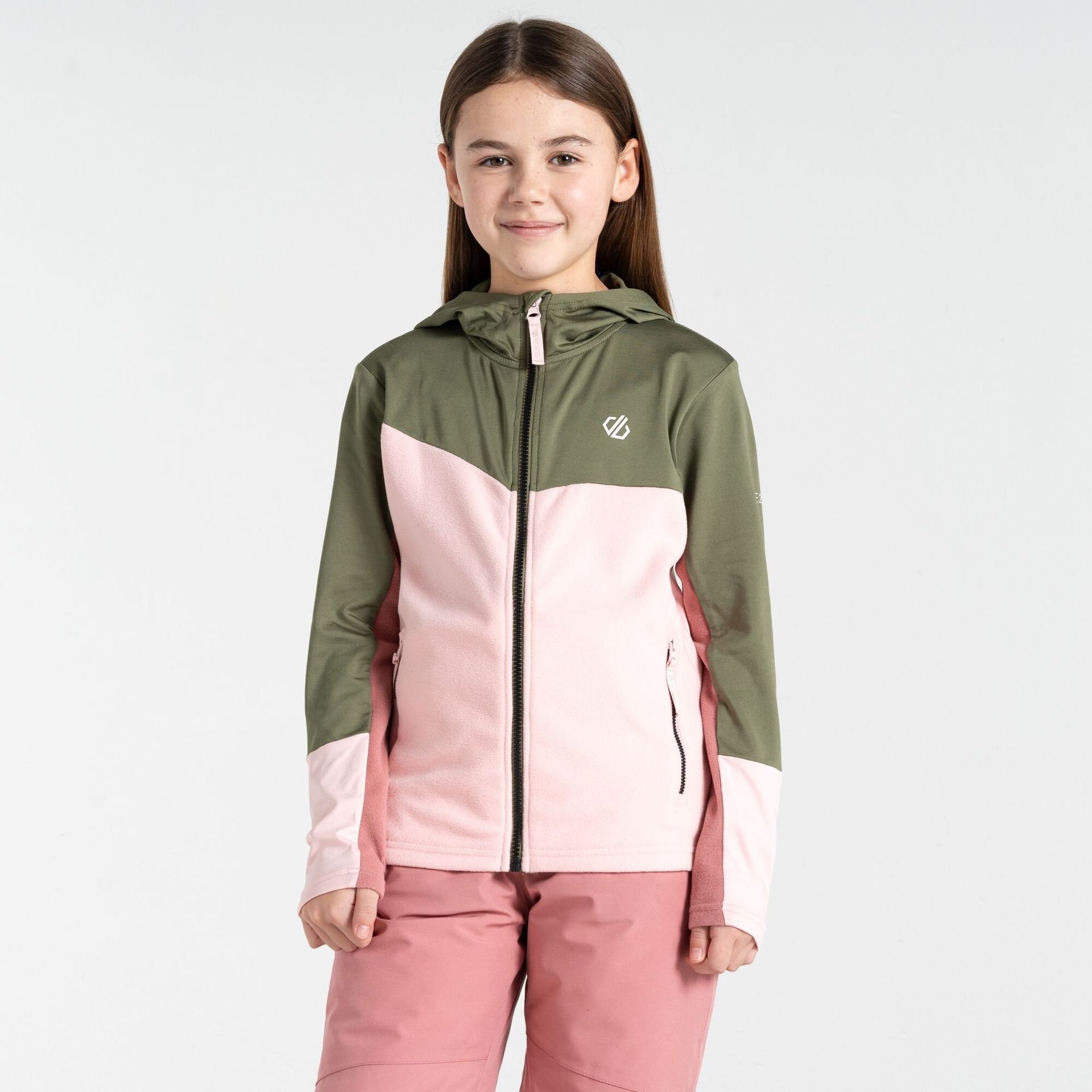 Dare 2b Dziecięca bluza Thriving III Core Stretch Różowy, Rozmiar: 164 cm
