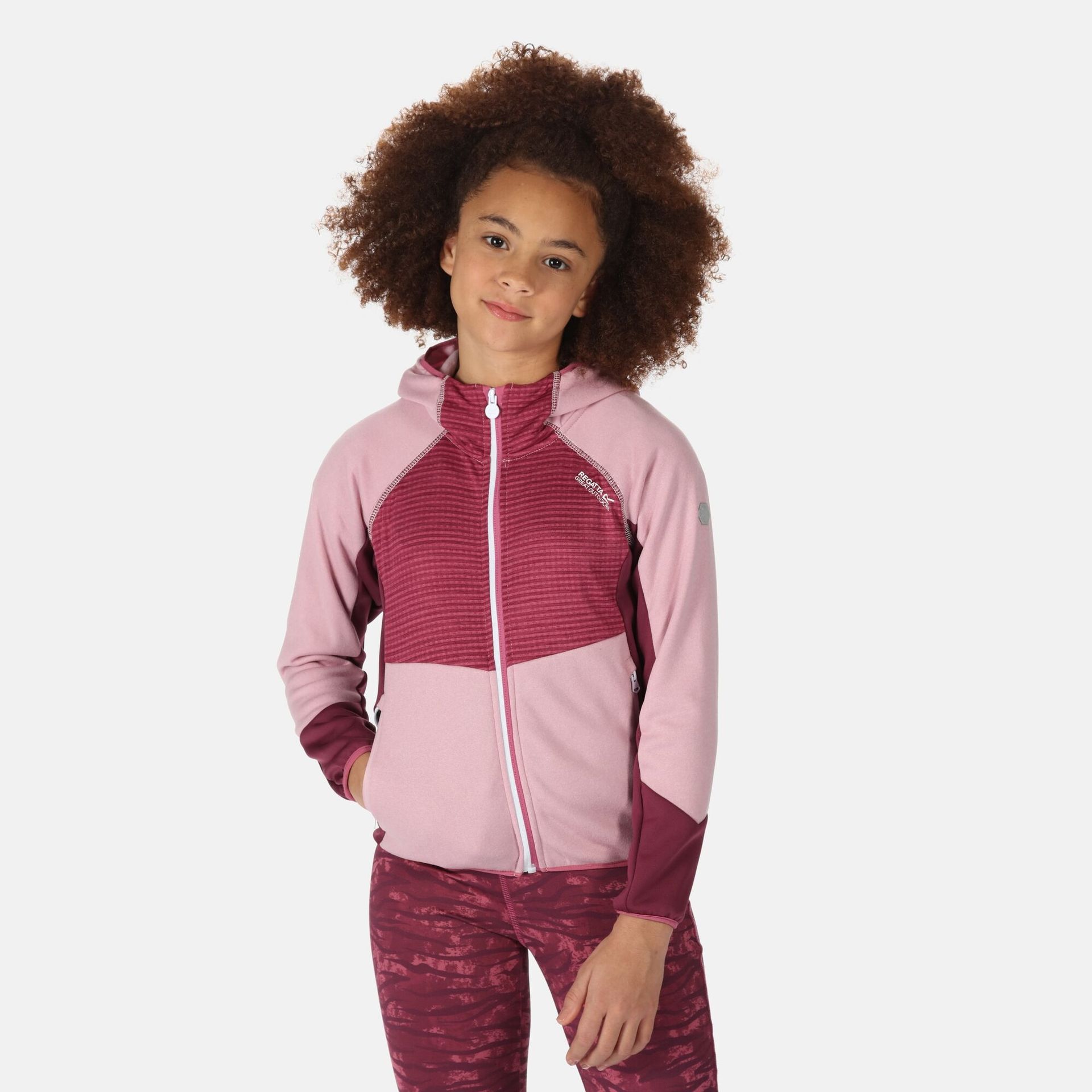 Regatta Dziecięcy polar Prenton Fioletowo-liliowy, Rozmiar: 164 cm