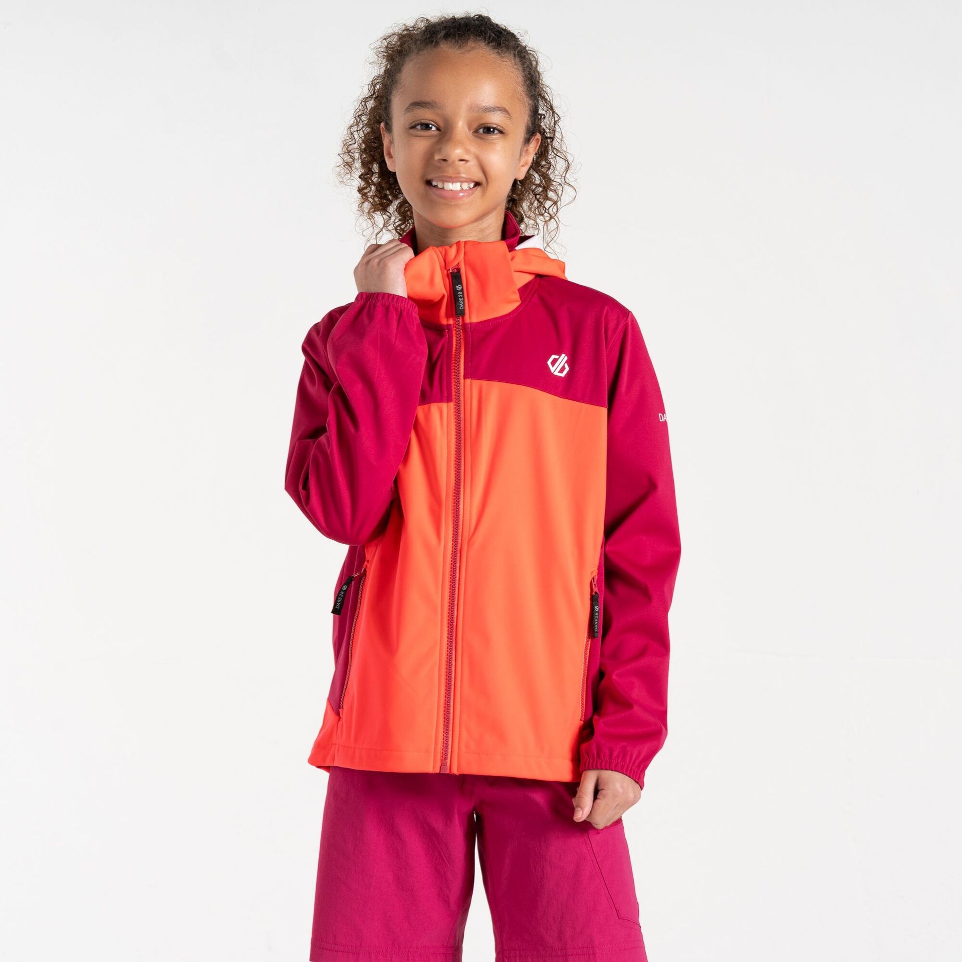 Dare 2b Dziecięcy softshell Cheer Różowy, Rozmiar: 164 cm