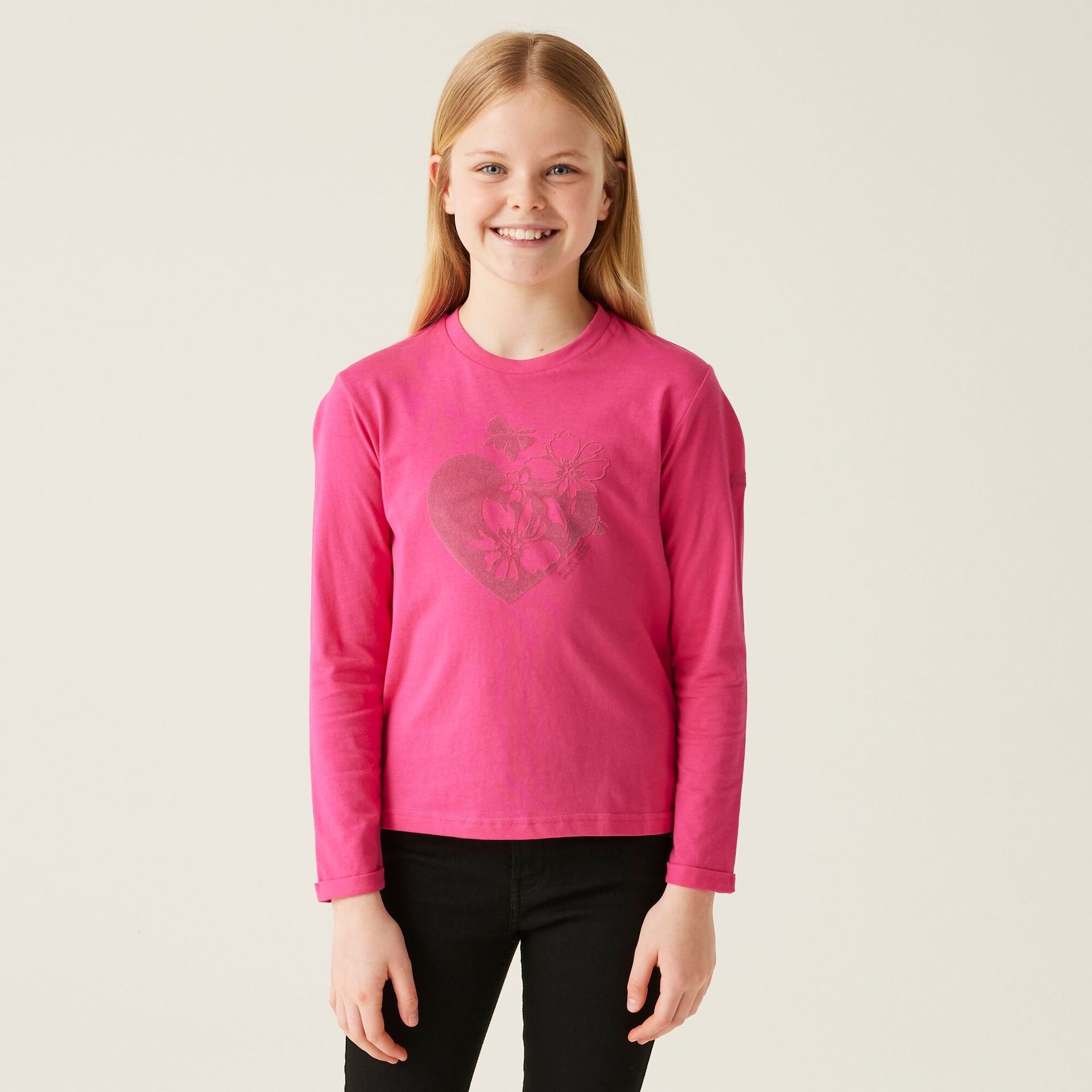 Regatta Dziecięca koszulka Wenbie III Różowy, Cotton, Rozmiar: 164 cm