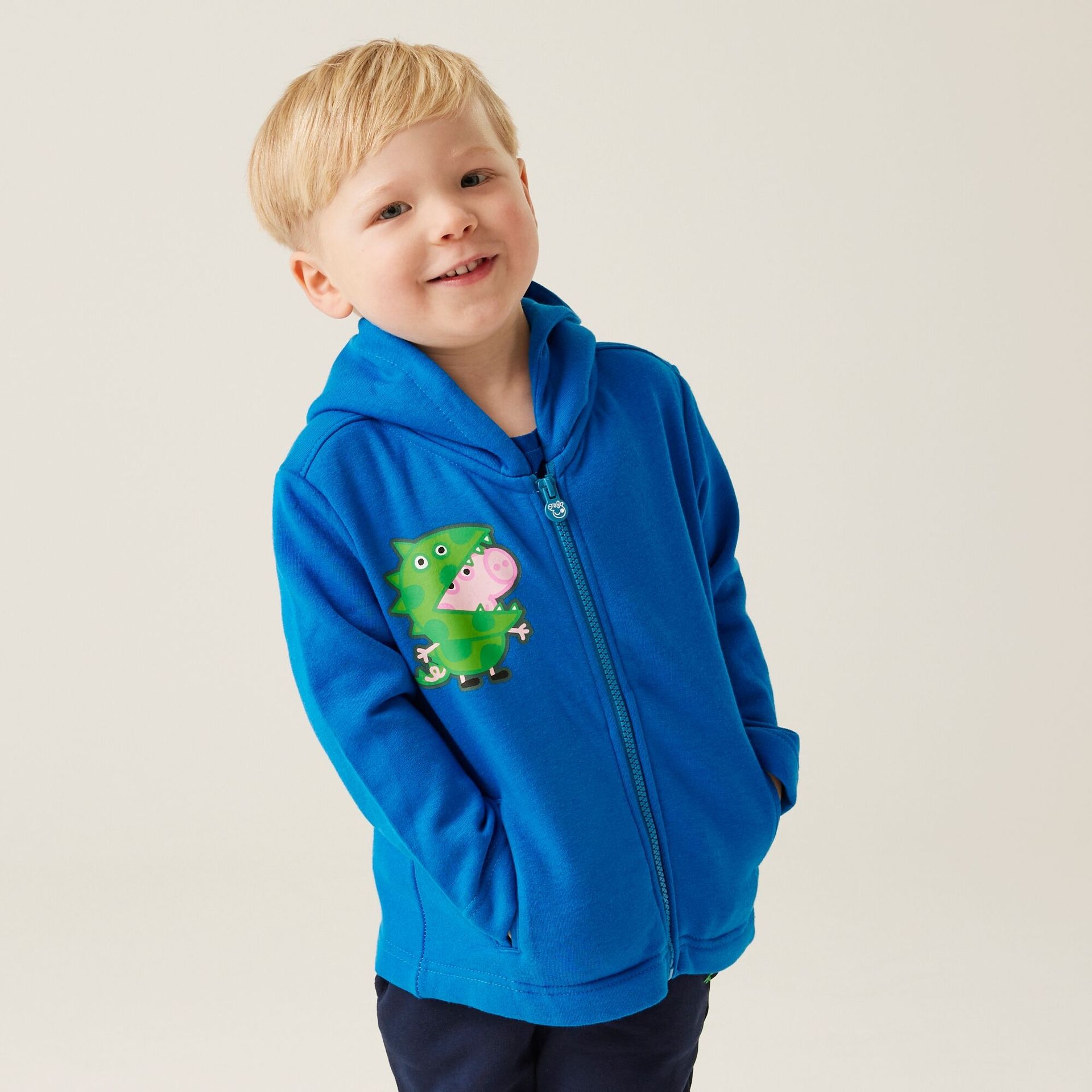 Regatta Dziecięca bluza Peppa Niebiesko-granatowy, Cotton, Rozmiar: 98 cm