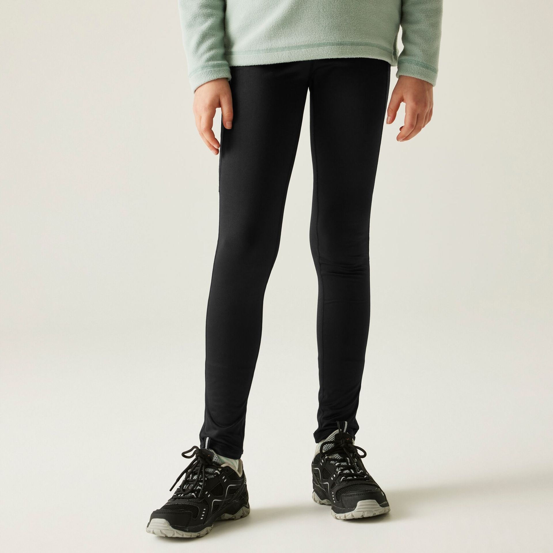 Regatta Legginsy dziecięce ocieplane Barlia Winter Czarny, Rozmiar: 164 cm