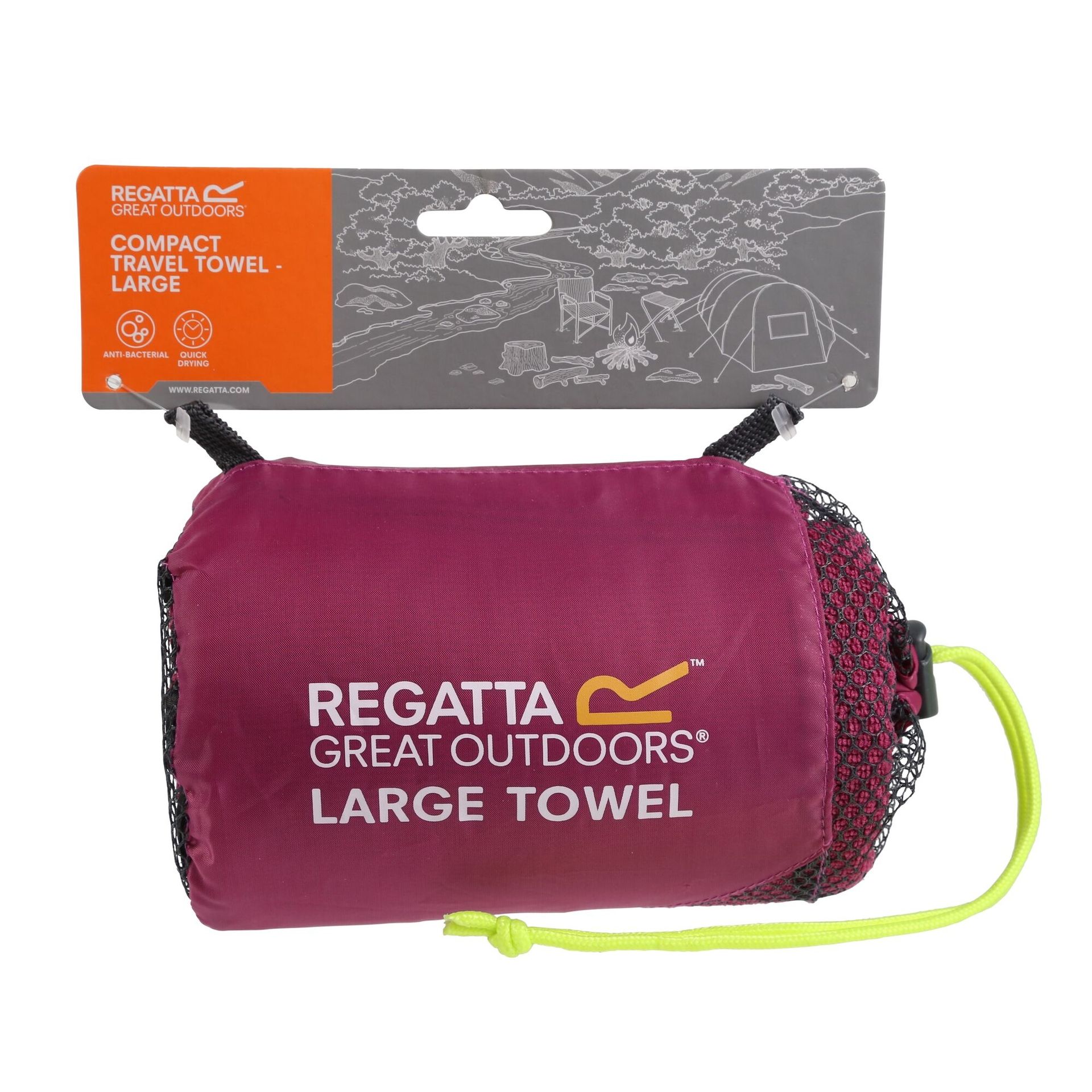 Regatta Ręcznik podróżny Travel Towel Large Wiśniowy