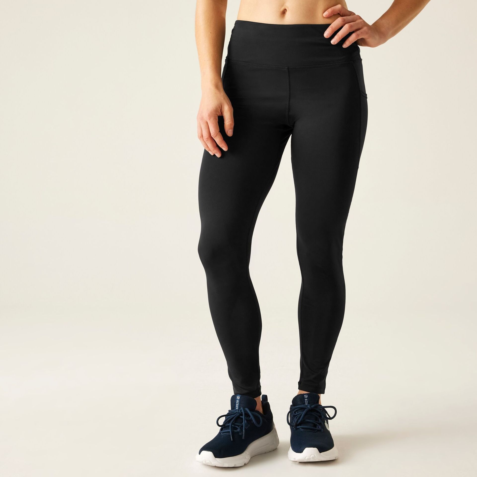 Dare 2b Legginsy sportowe damskie Influential II Czarny, Rozmiar: 46
