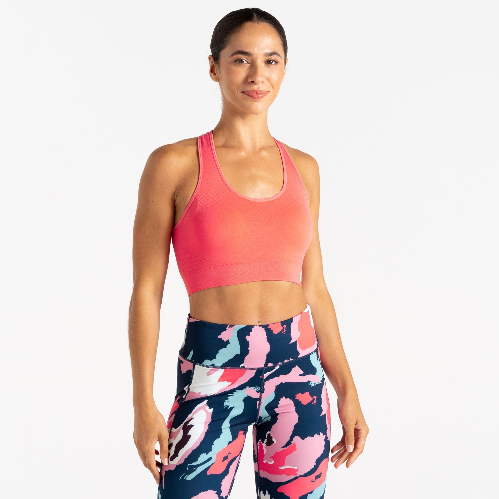 Dare 2b Damski biustonosz sportowy Don't Sweat It II Różowy, Rozmiar: S