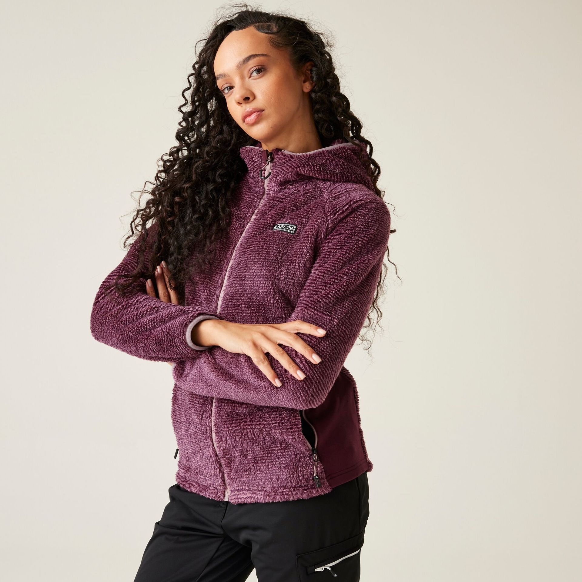 Dare 2b Bluza damska Torrek Mountain Pro Fioletowy, Rozmiar: 44