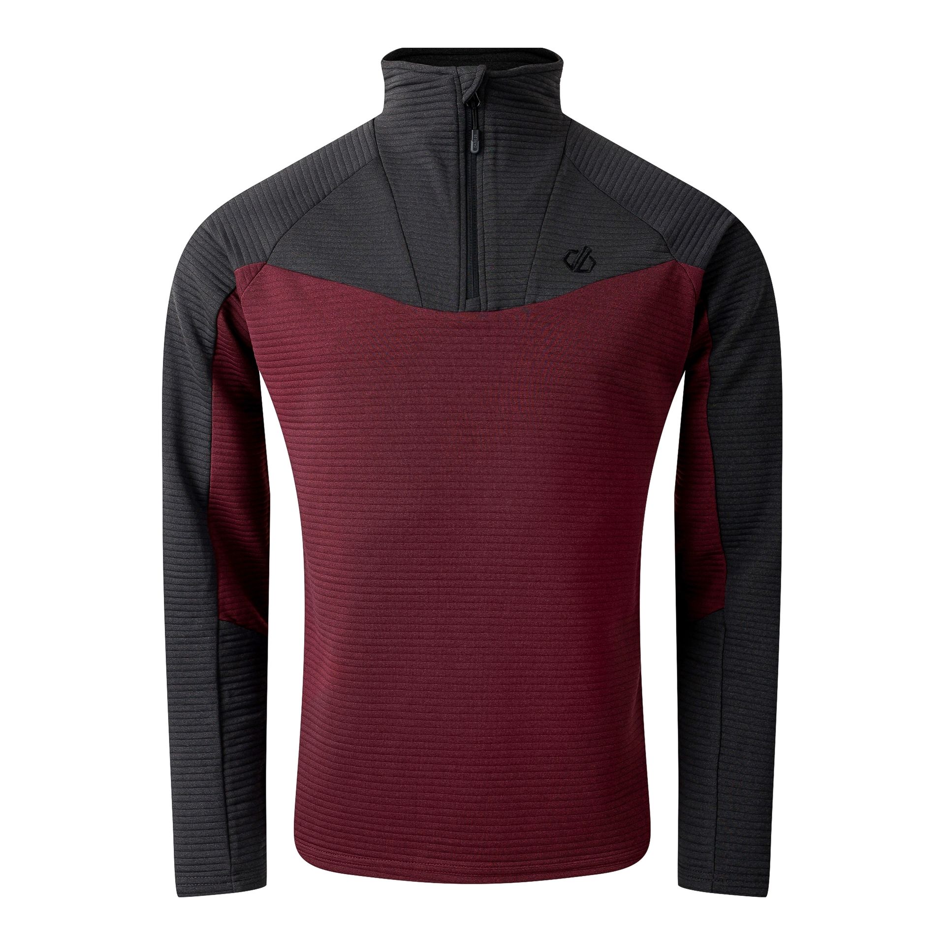 Dare 2b Bluza męska z suwakiem 1/4 Dignify IV Czarny, Rozmiar: XL