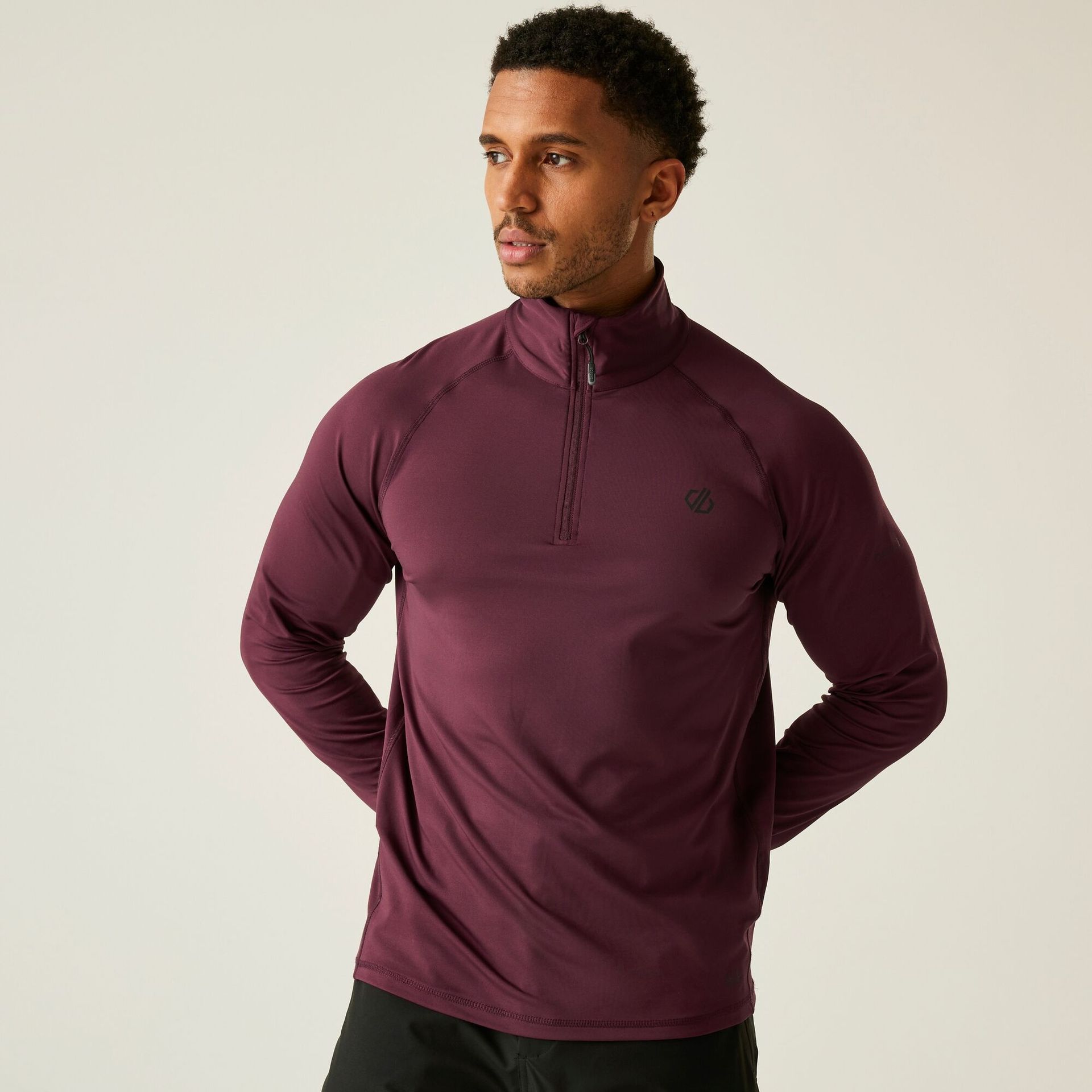 Dare 2b Bluza męska termiczna Fuse Up II Fioletowy, Rozmiar: 2XL