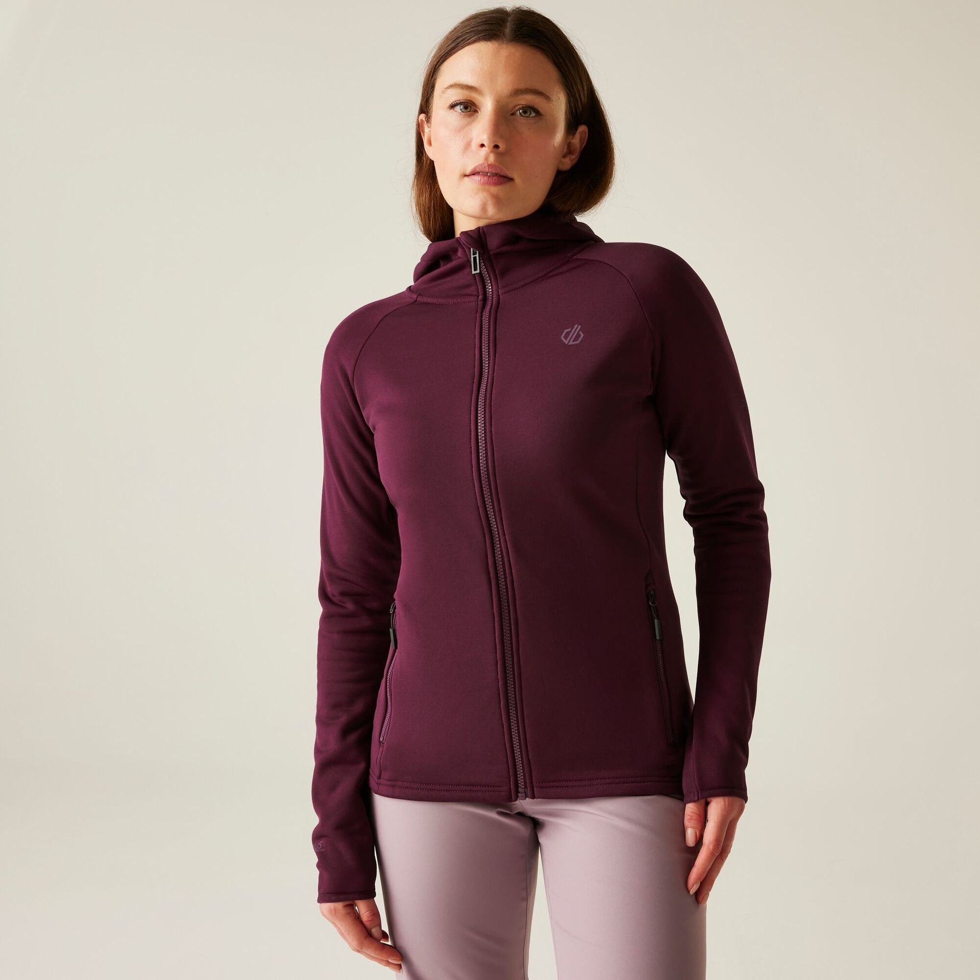 Dare 2b Bluza damska Density Core Stretch Fioletowy, Rozmiar: 46