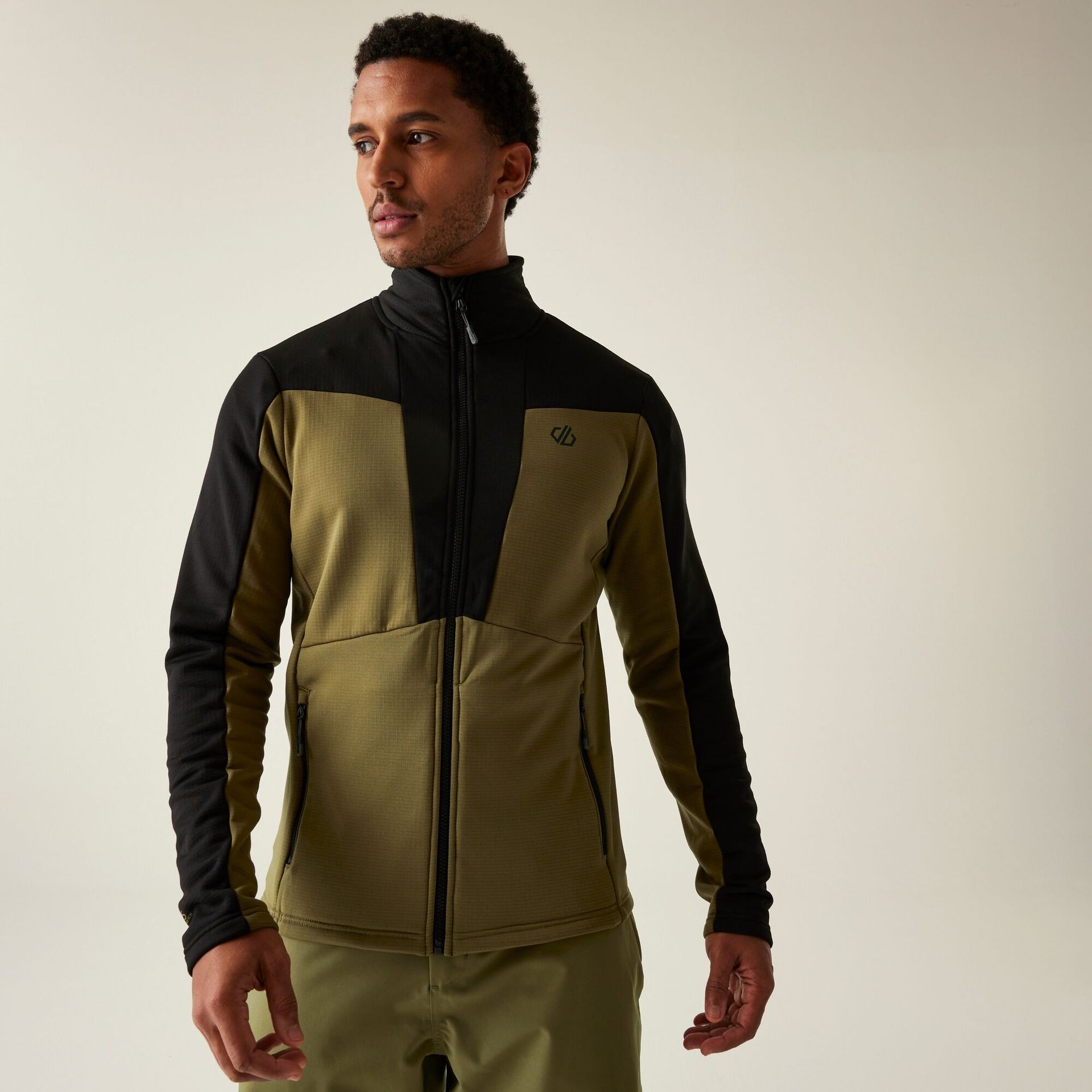 Dare 2b Bluza męska rozsuwana Substratum IV Czarny, Rozmiar: 3XL