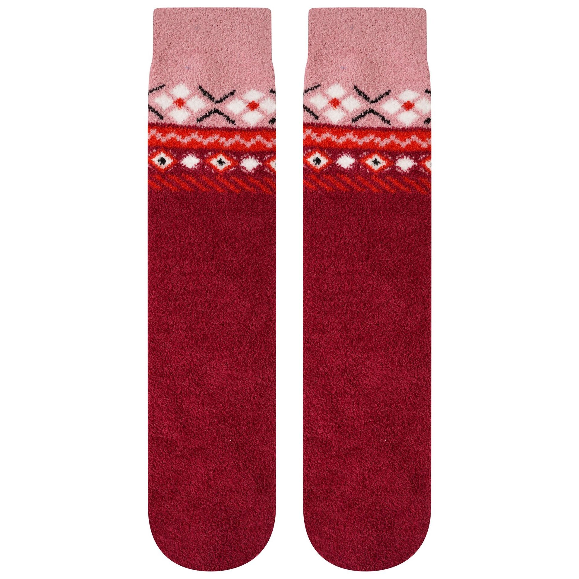 Dare 2b Skarpety świąteczne Unisex Ciemnoczerwony
