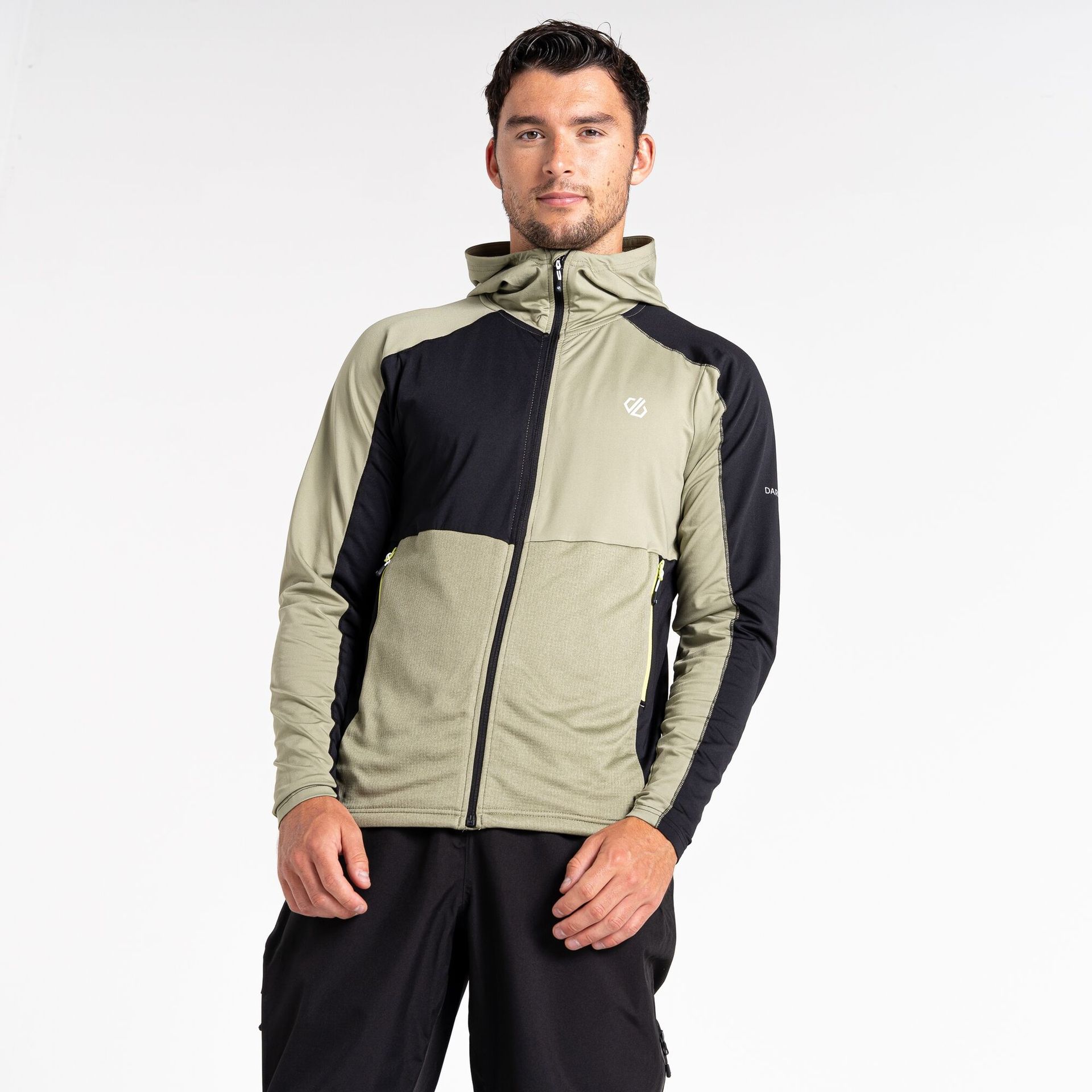Dare 2b Męski softshell Assimilate Zielono-czarny, Rozmiar: 2XL