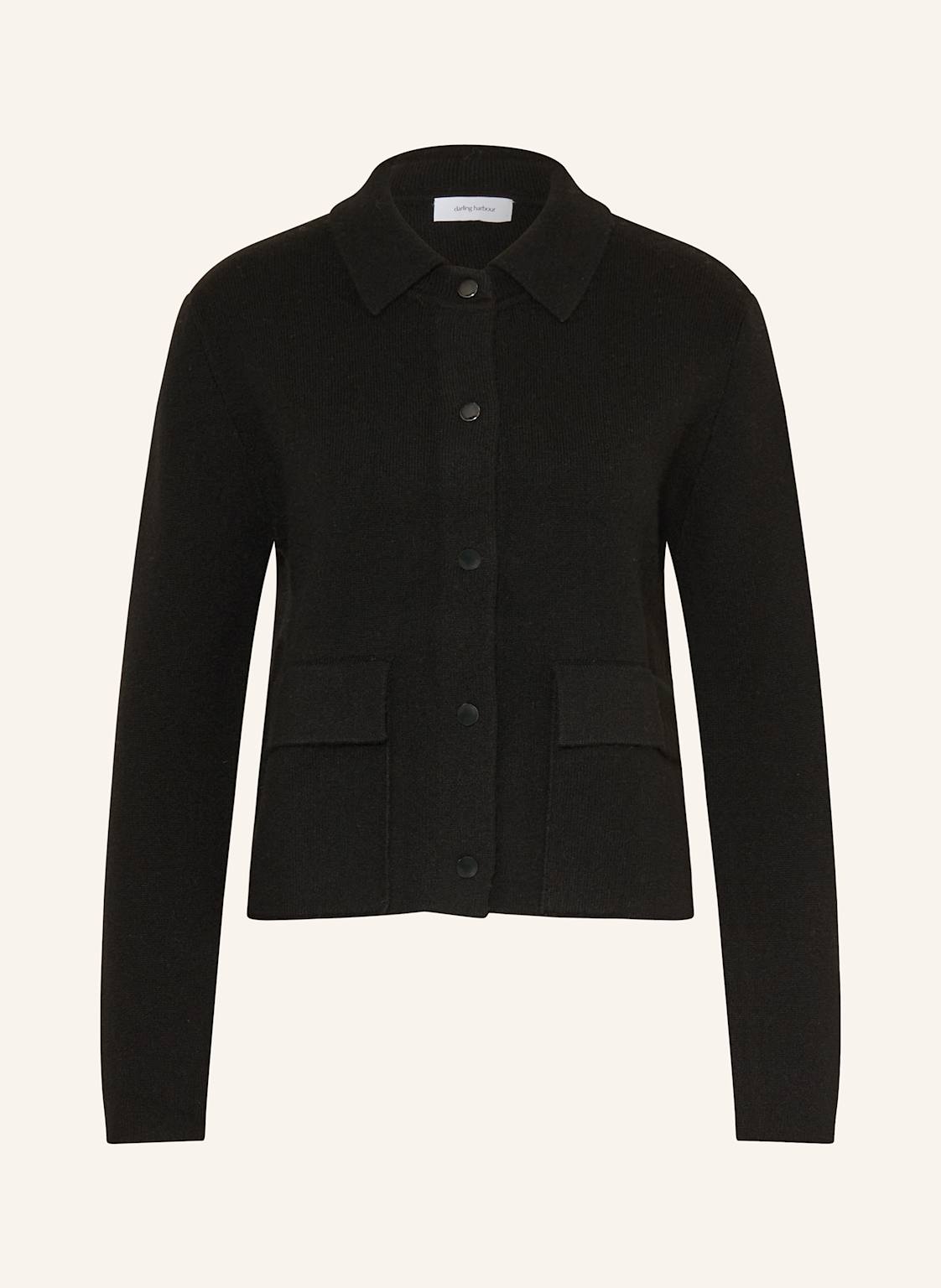 Darling Harbour Kardigan Z Dodatkiem Kaszmiru schwarz