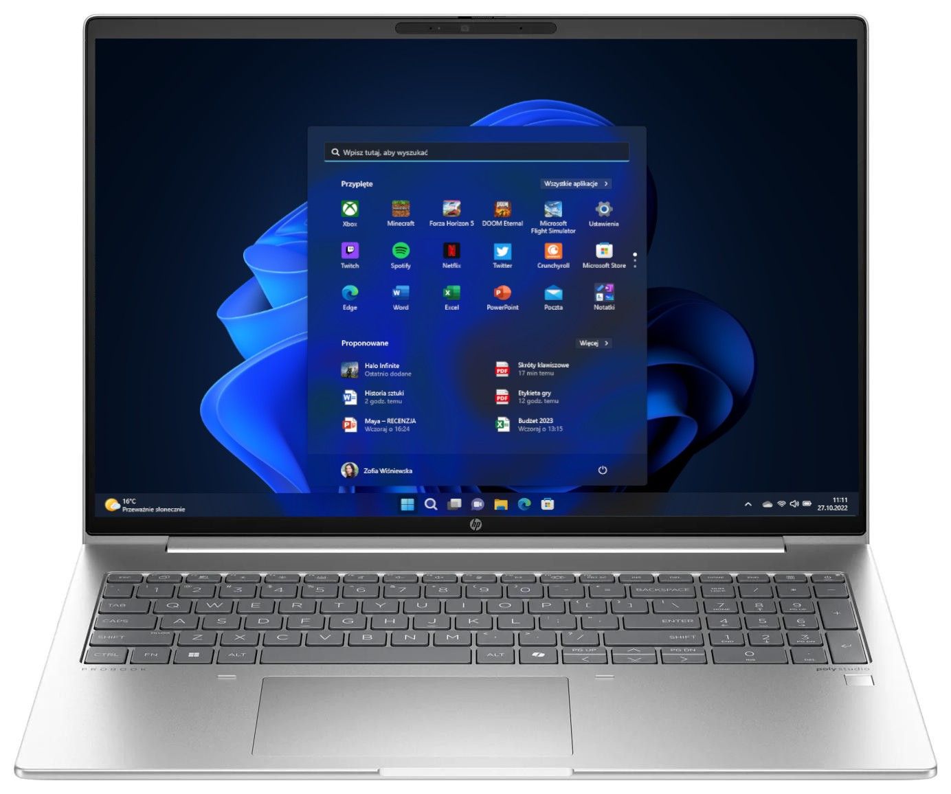 HP ProBook 460 G11 - Ultra 7 155U 16''-WUXGA 32GB 1TB Win11Pro A38DPET_32GB_1000SSD