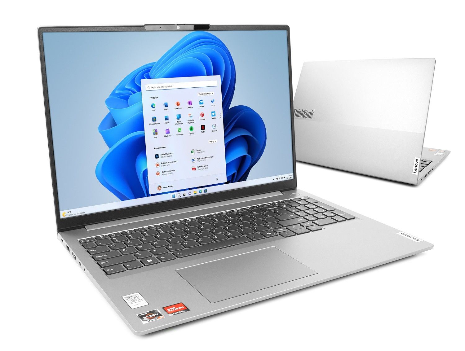 Lenovo ThinkBook 16 G7 - Ryzen 5 7535HS 16''-WUXGA 64GB 512GB + 1TB Win11H 21MWA09NPB|0510M264