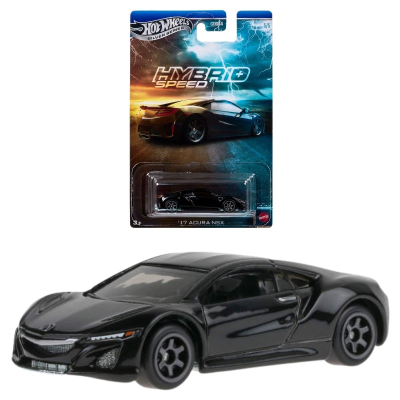 Hot Wheels Silver Series Hybrid Speed Autko '17 Acura NSX JCB80 5/5