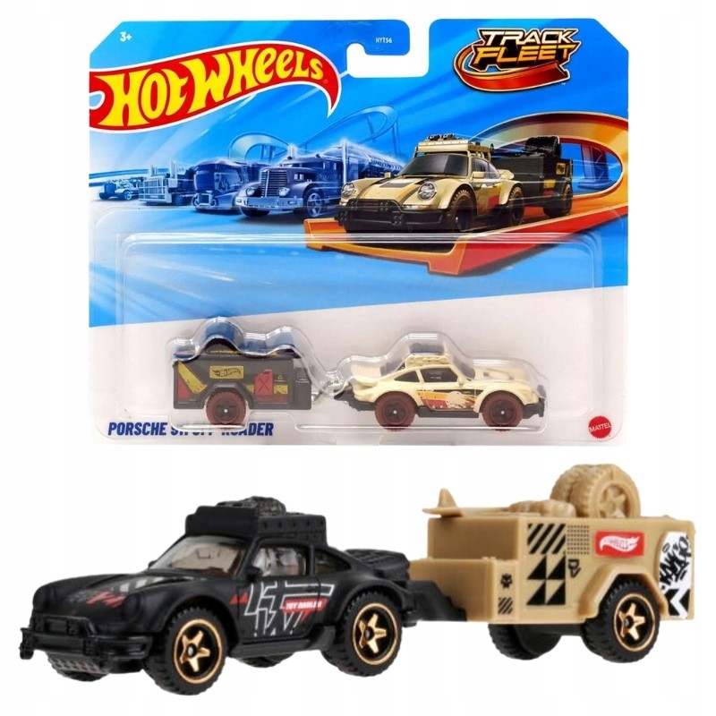 Hot Wheels Track Fleet Ciężarówka Porsche 911 Off-Roader JCM65 3+
