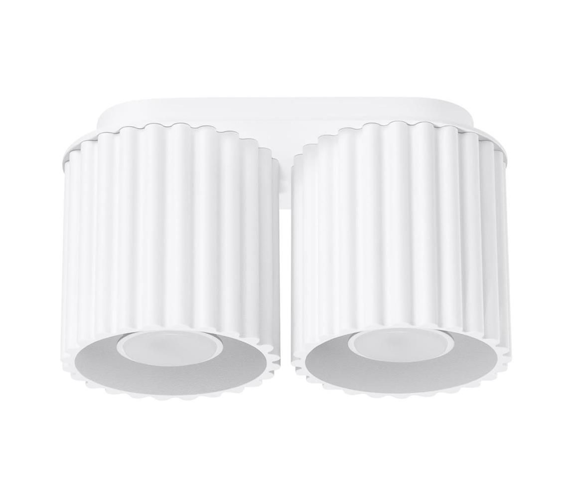 Sollux SL.1780 - Oprawa punktowa AURA 2xGU10/10W/230V biała