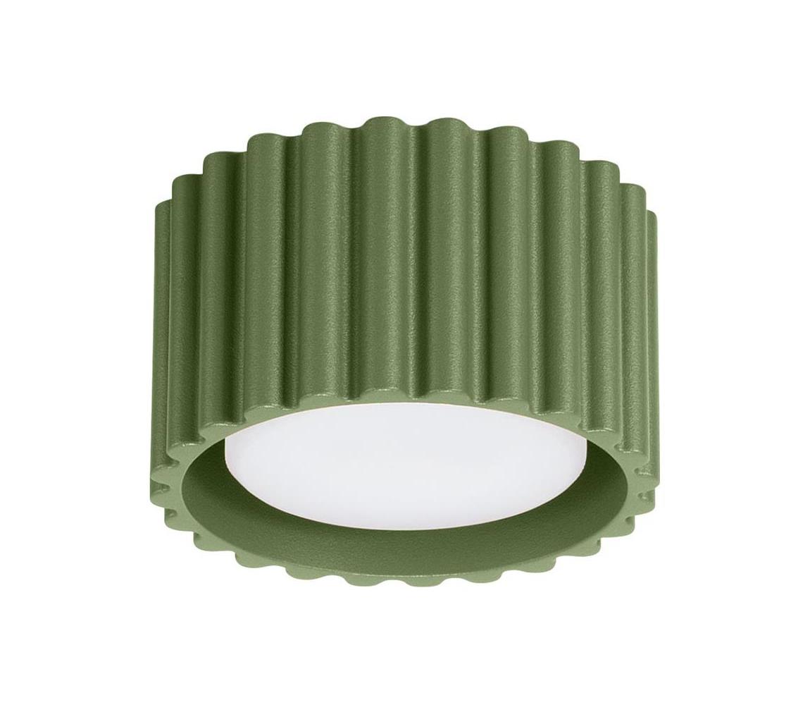 Sollux SL.1797 - Oprawa punktowa AURA, 1xGX53/10W/230V, średnica 10 cm, zielona
