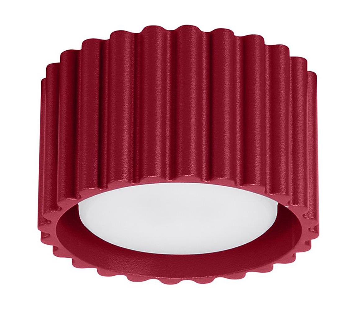 Sollux SL.1822 - Oprawa punktowa AURA 1xGX53/10W/230V śr. 10 cm czerwona