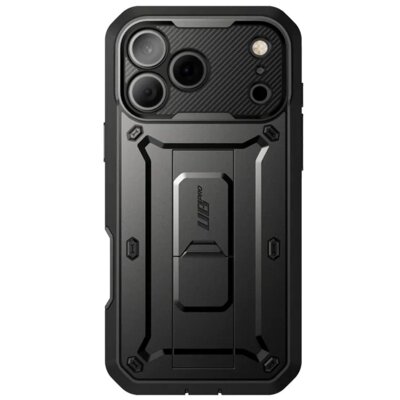 Etui SUPCASE Ub Pro do Apple iPhone 17 Pro Max Czarny