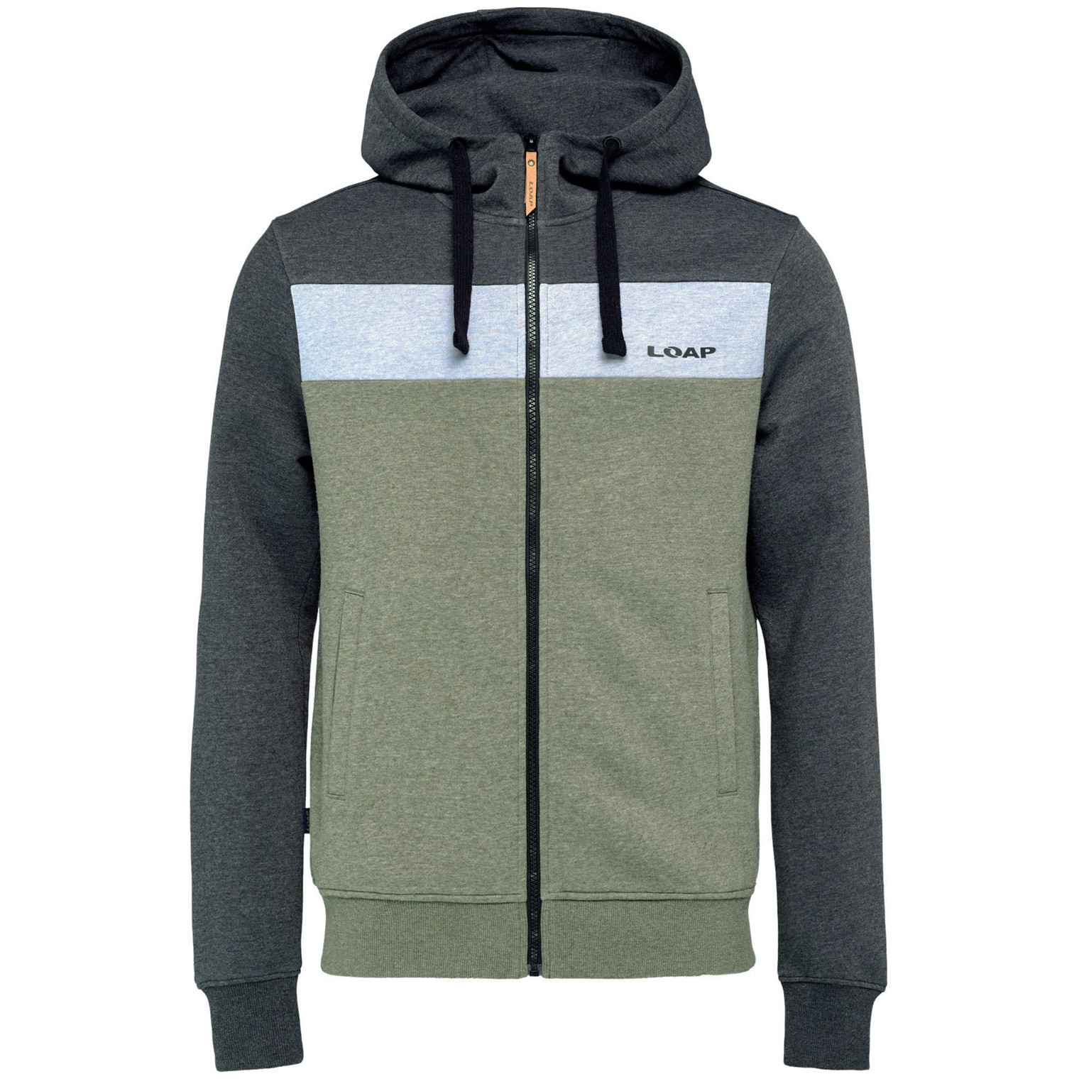 Męska bluza Loap Eddie Rozmiar: XL / Kolor: zielony/szary